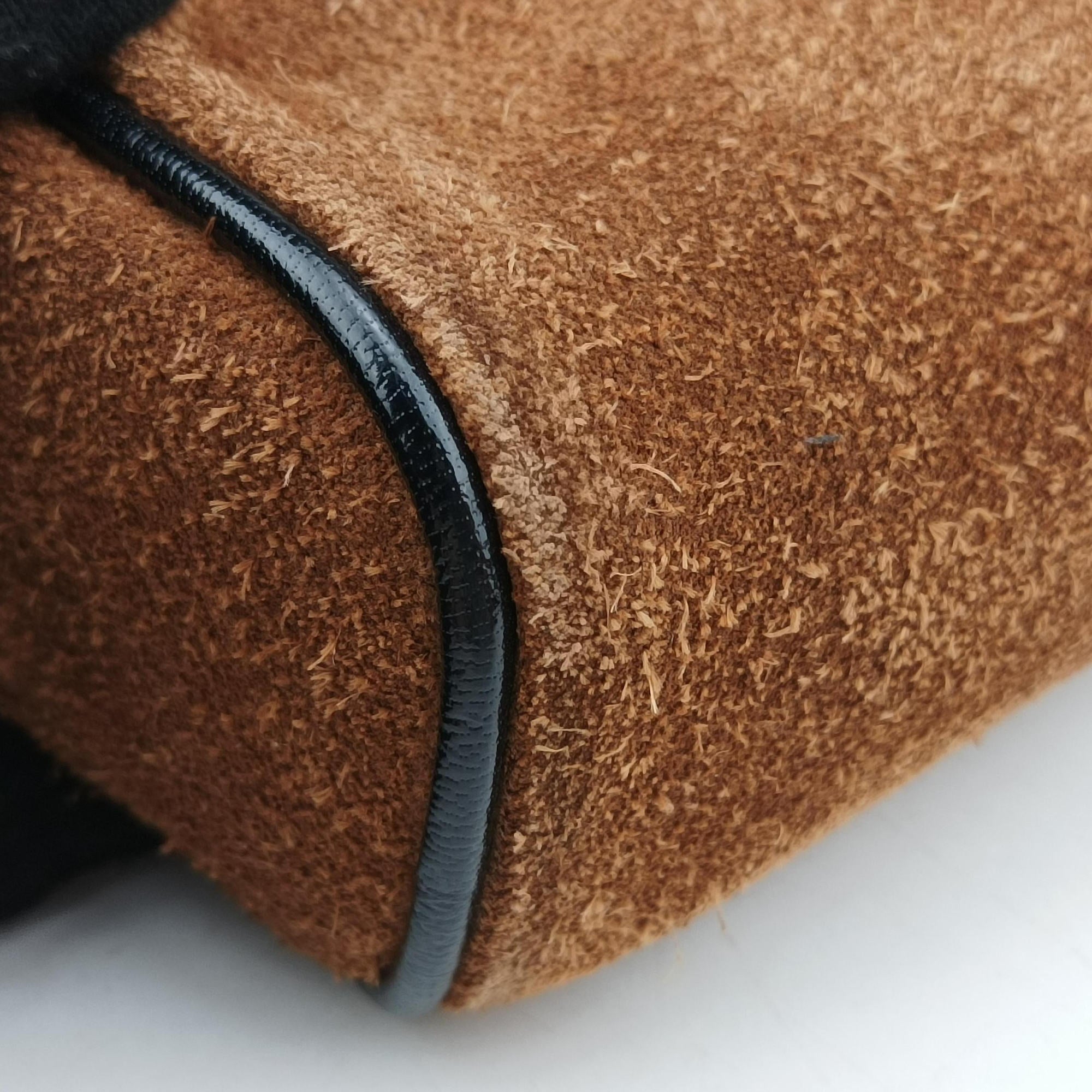 Pre-owned Gucci Ophidia Brown×black×multicolor Suede×leather 517076 bum bag/waist bag | stylenewstar