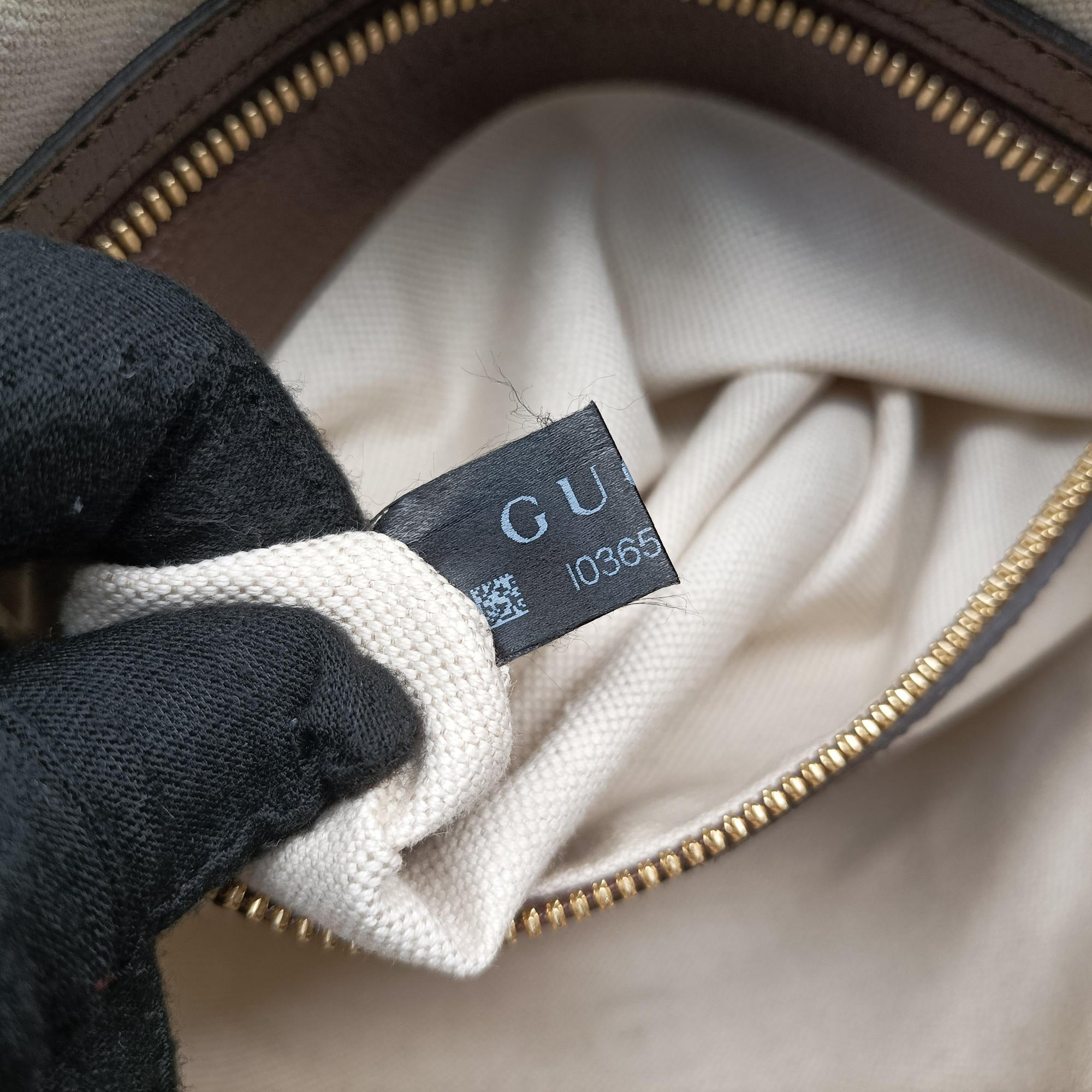 Pre-owned Gucci Jumbo GG Messenger brown canvas×leather 675891 shoulderbag | stylenewstar