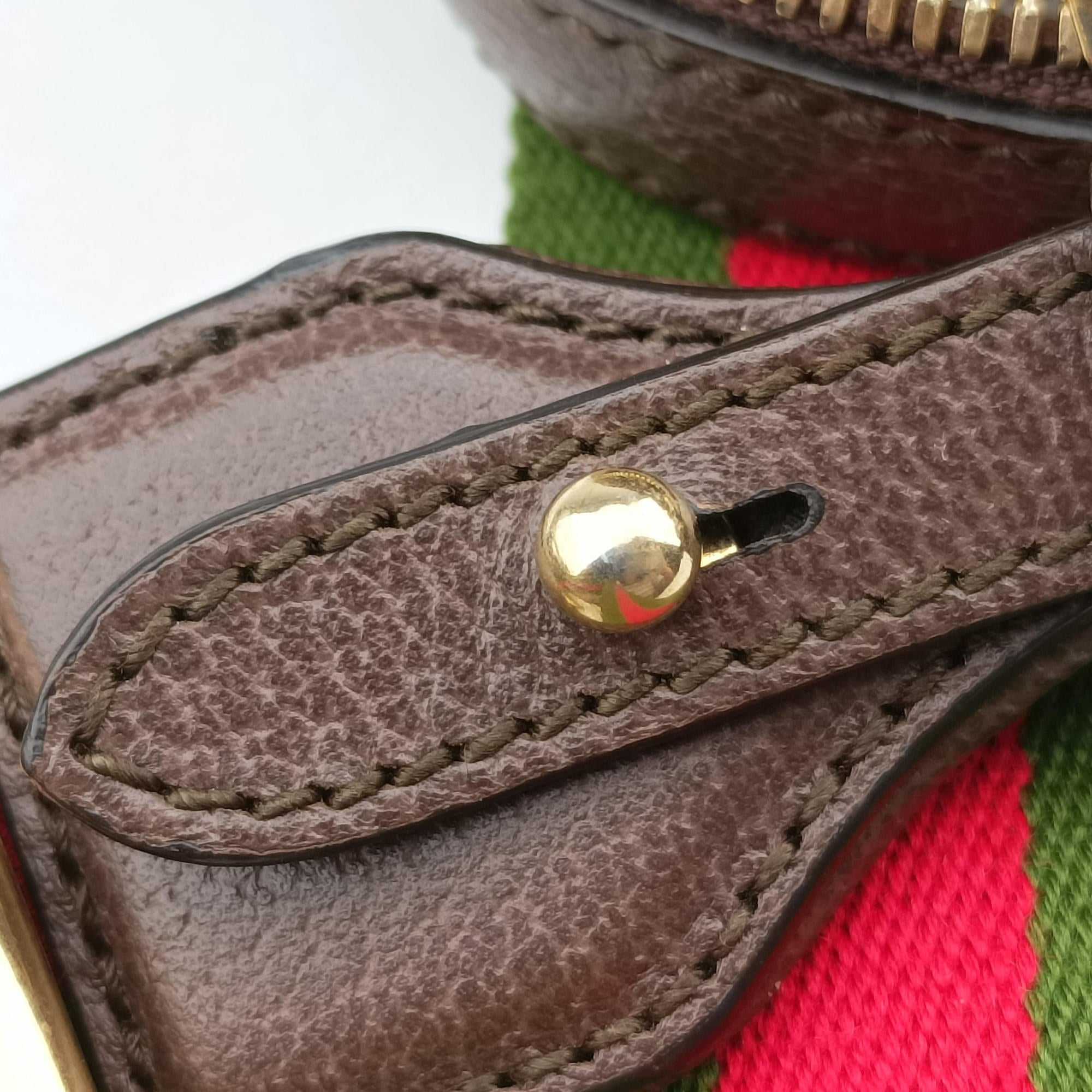 Pre-owned Gucci Jumbo GG Messenger brown canvas×leather 675891 shoulderbag | stylenewstar