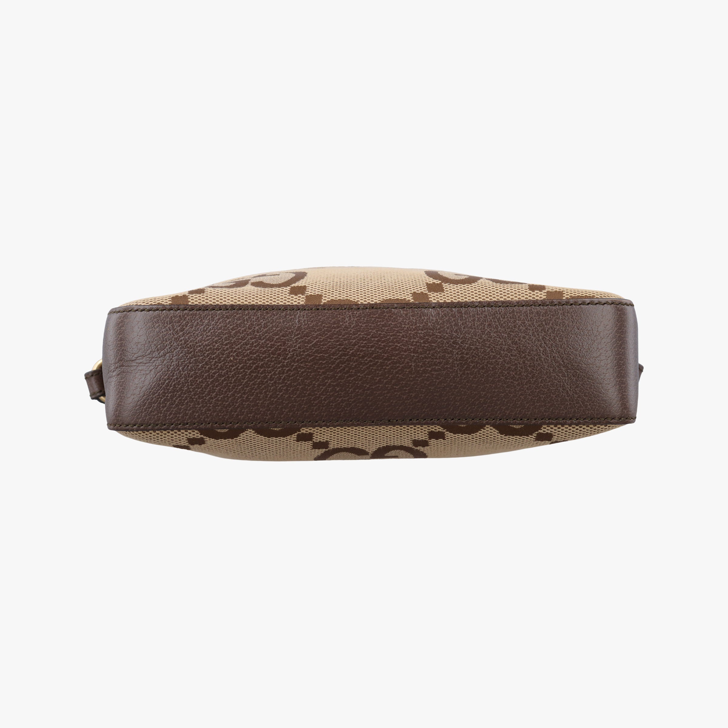 Pre-owned Gucci Jumbo GG Messenger brown canvas×leather 675891 shoulderbag | stylenewstar