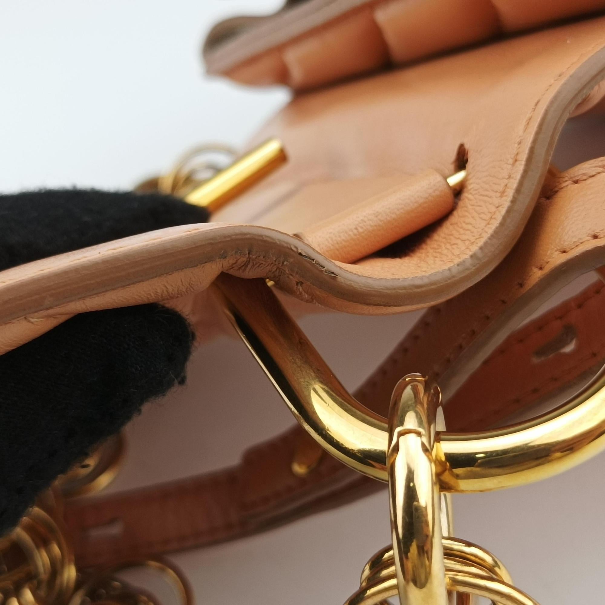 Vintage Chloe DREW orange Leather  shoulderbag | stylenewstar