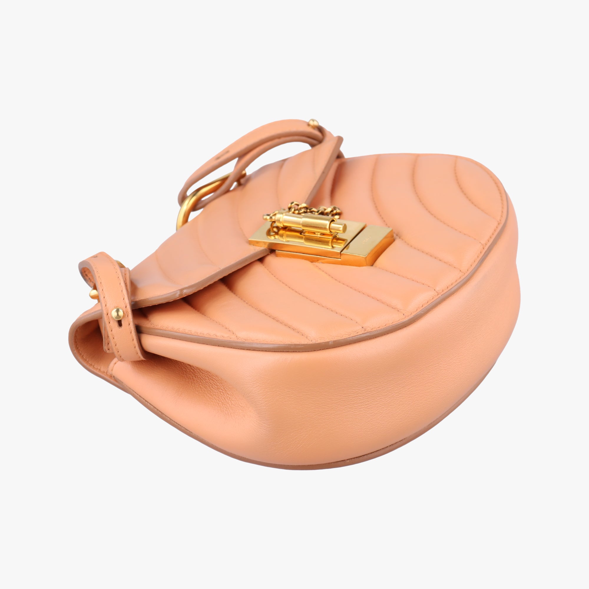 Vintage Chloe DREW orange Leather  shoulderbag | stylenewstar