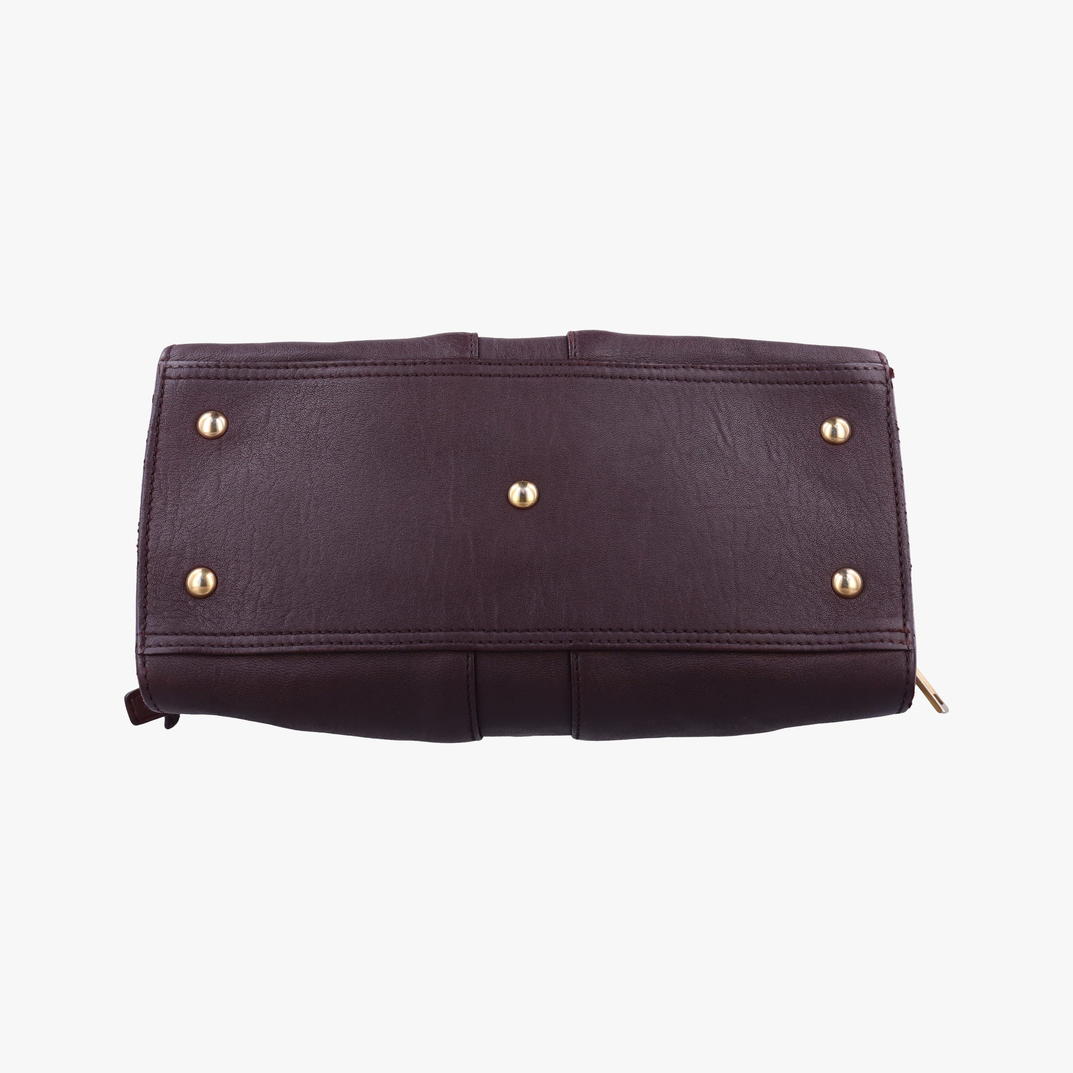 Secondhand Yves Saint Laurent Small Cabas Chyc Purple Leather 297957 shoulderbag | stylenewstar