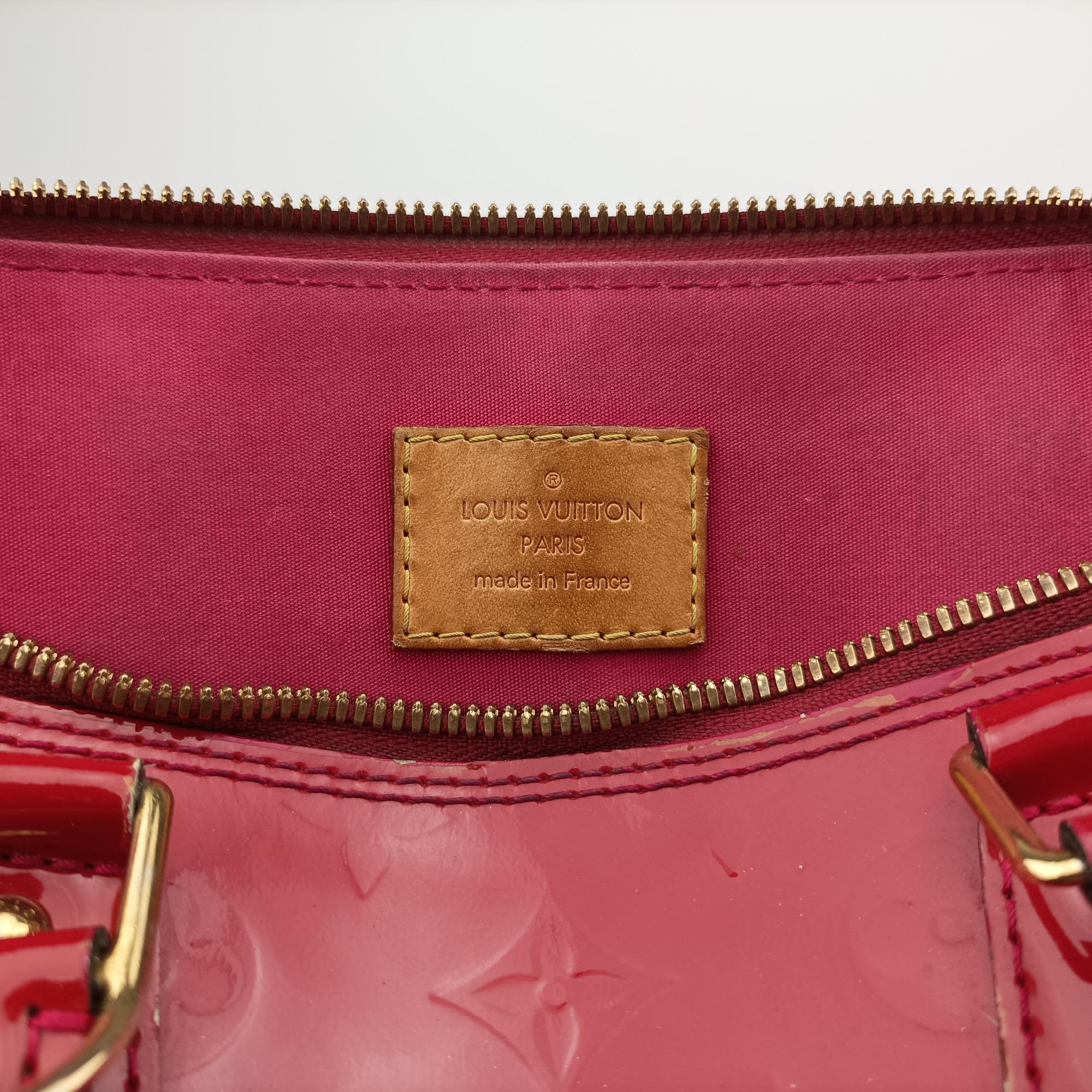 Pre-owned Louis Vuitton Alma PM pomme d'amour Vernis M90096 handbag | stylenewstar