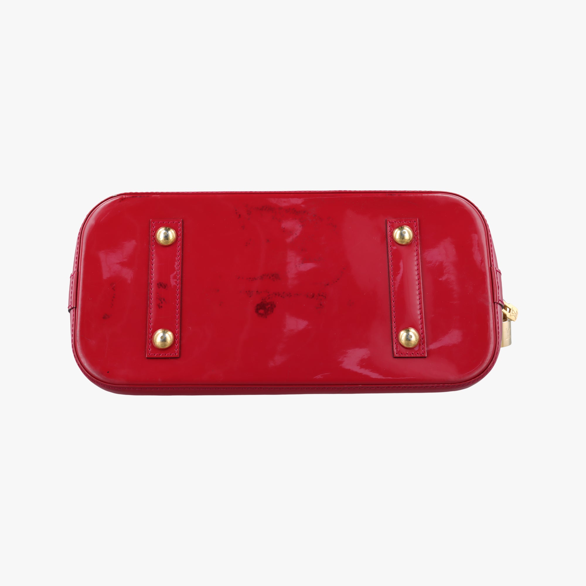 Pre-owned Louis Vuitton Alma PM pomme d'amour Vernis M90096 handbag | stylenewstar
