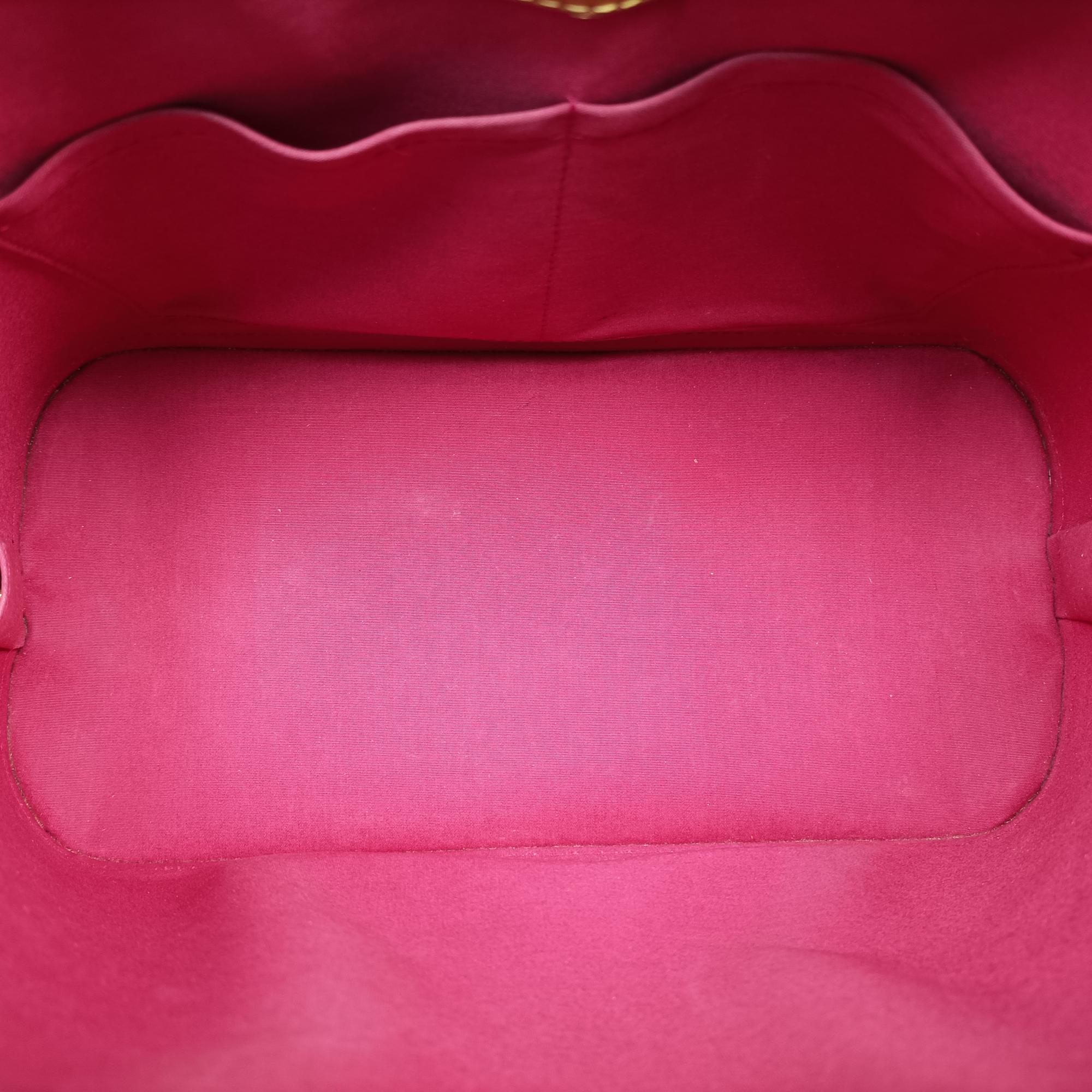 Pre-owned Louis Vuitton Alma PM pomme d'amour Vernis M90096 handbag | stylenewstar