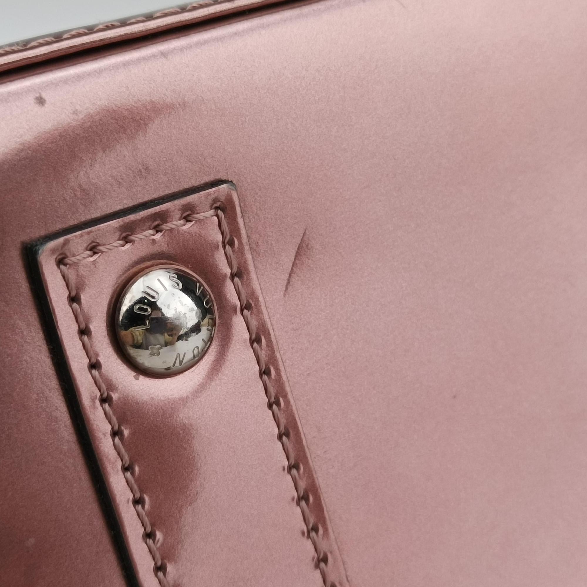 Pre-owned Louis Vuitton Alma BB Rose Pale Vernis M90485 shoulderbag | stylenewstar