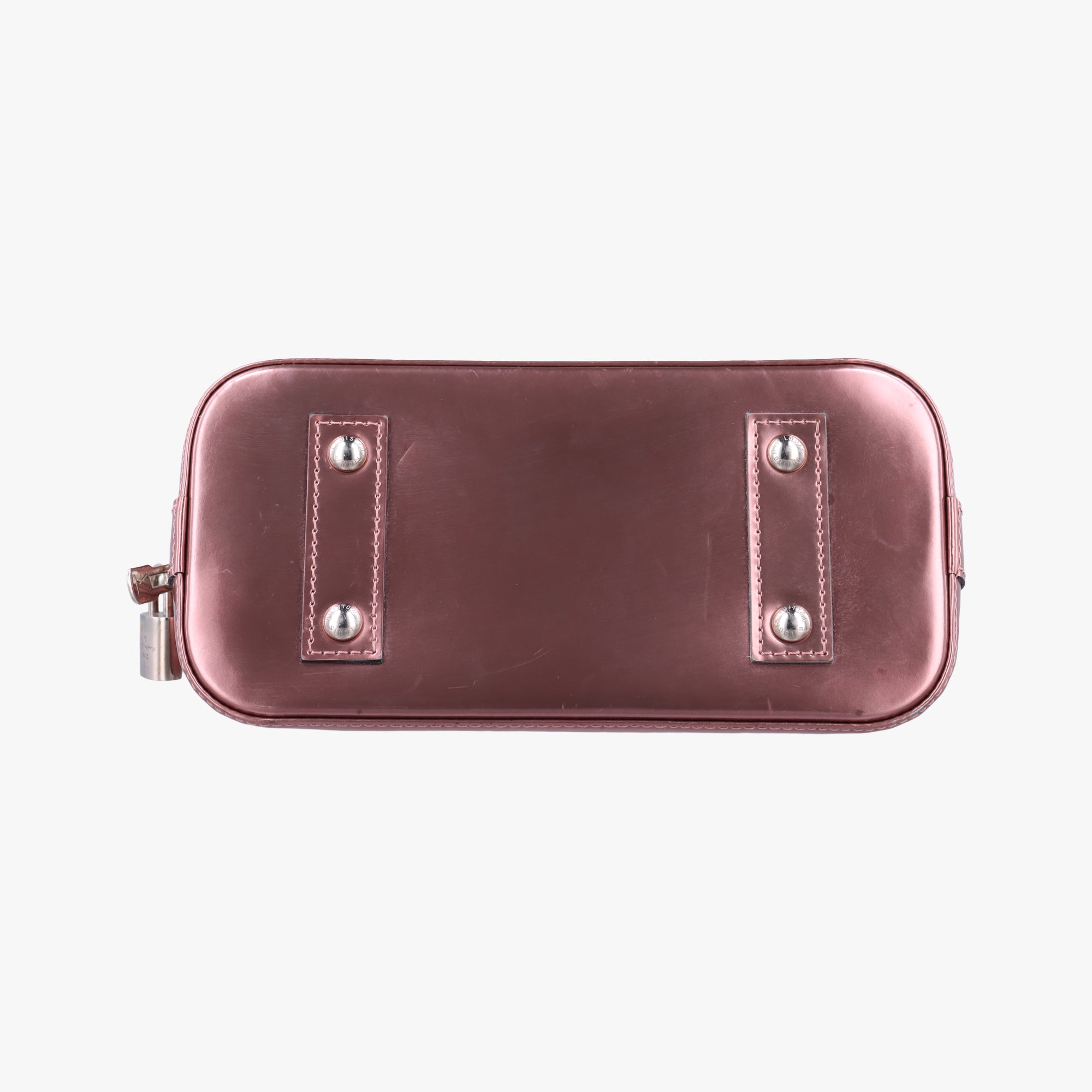 Pre-owned Louis Vuitton Alma BB Rose Pale Vernis M90485 shoulderbag | stylenewstar