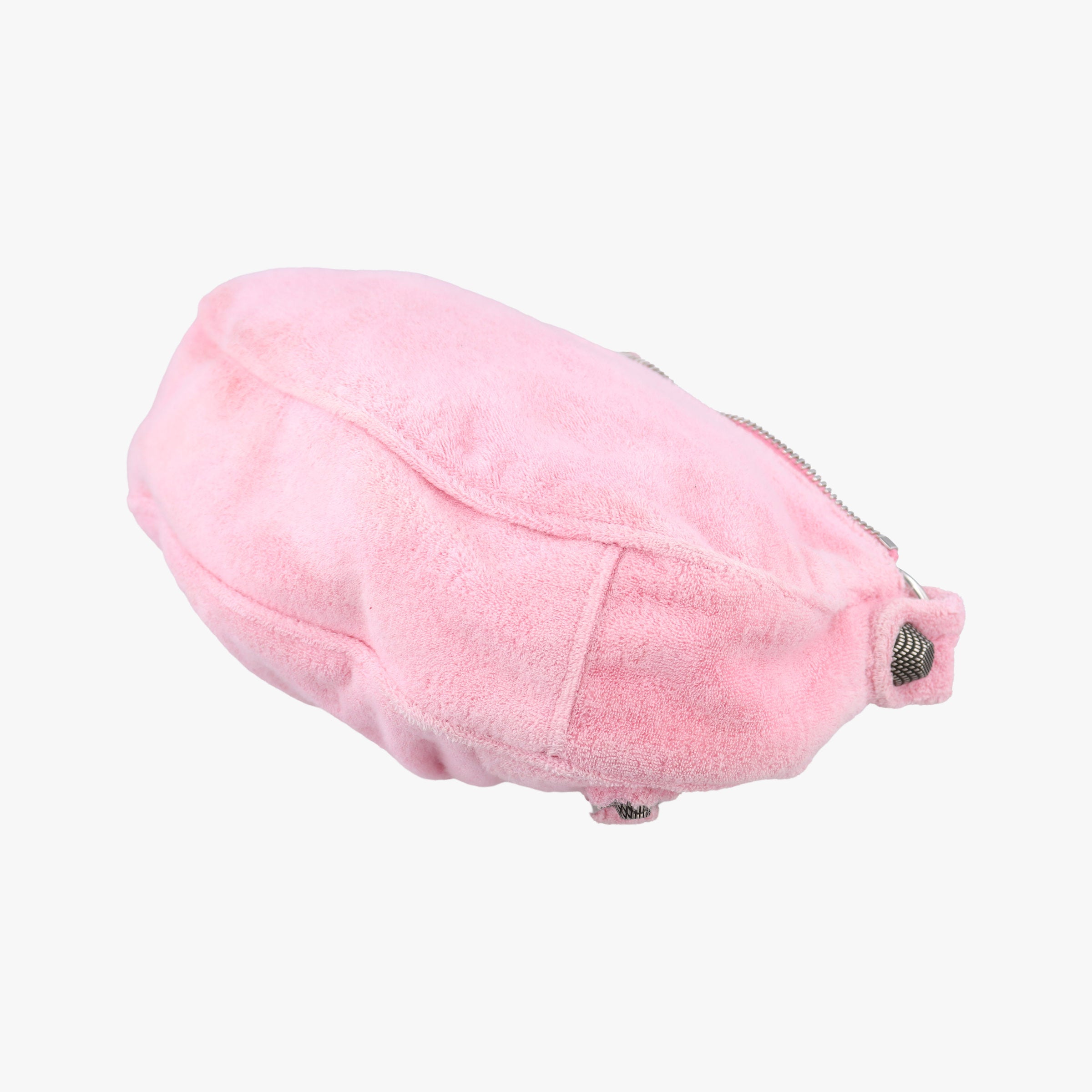 Pre-owned Balenciaga Le Cagole mini Pink Pile Fabric  shoulderbag | stylenewstar