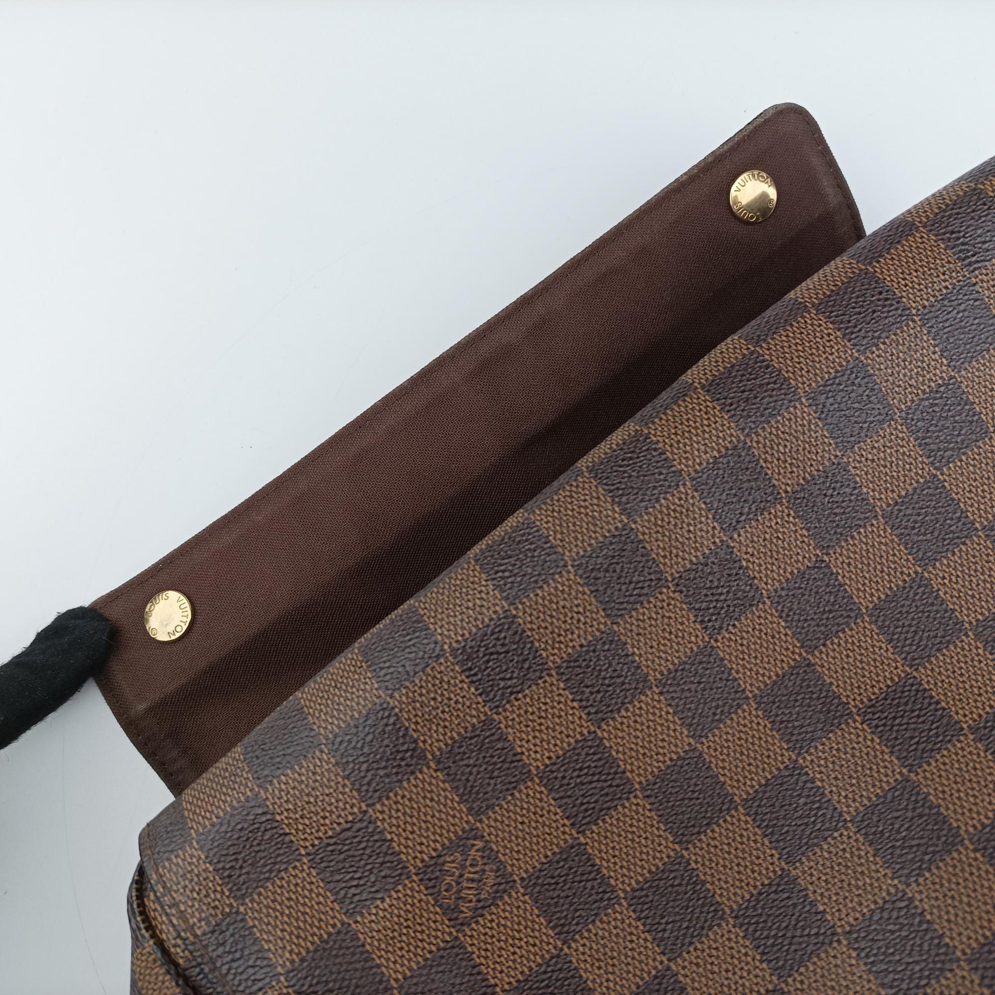 Pre-owned Louis Vuitton NAVIGLIO EBENE Damier Canvas N45255 shoulderbag | stylenewstar