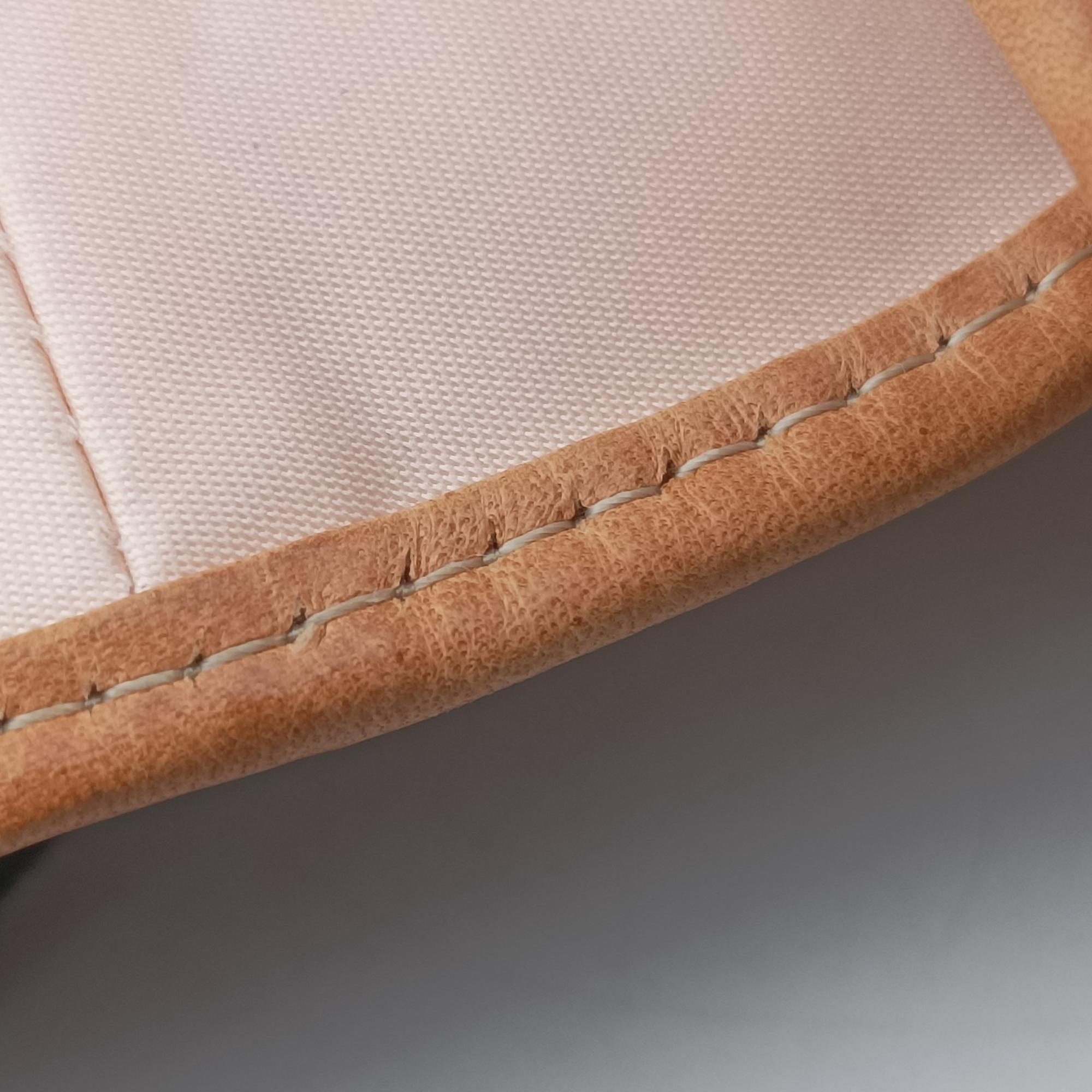 Secondhand Christian Dior Romantic Trotter Beige x Pink PVC coated canvas  shoulderbag | stylenewstar