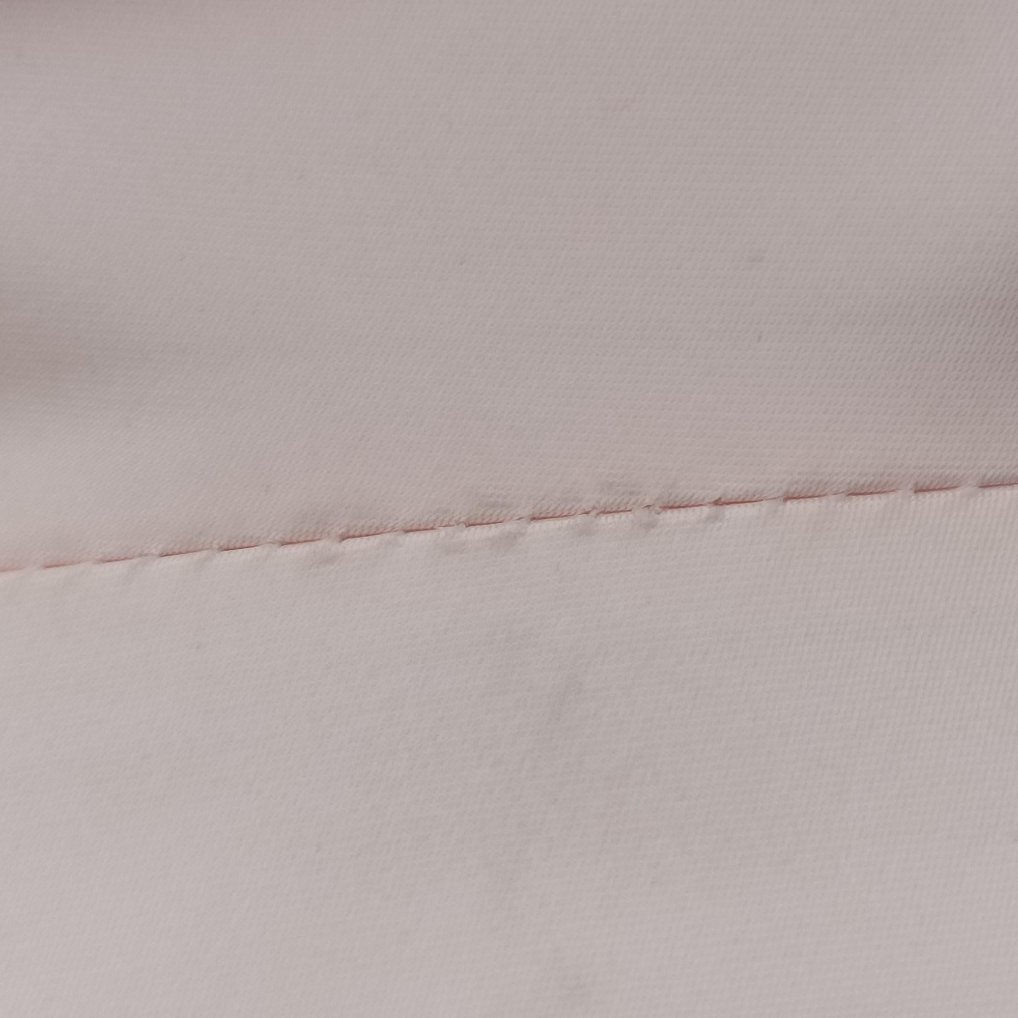 Secondhand Christian Dior Romantic Trotter Beige x Pink PVC coated canvas  shoulderbag | stylenewstar