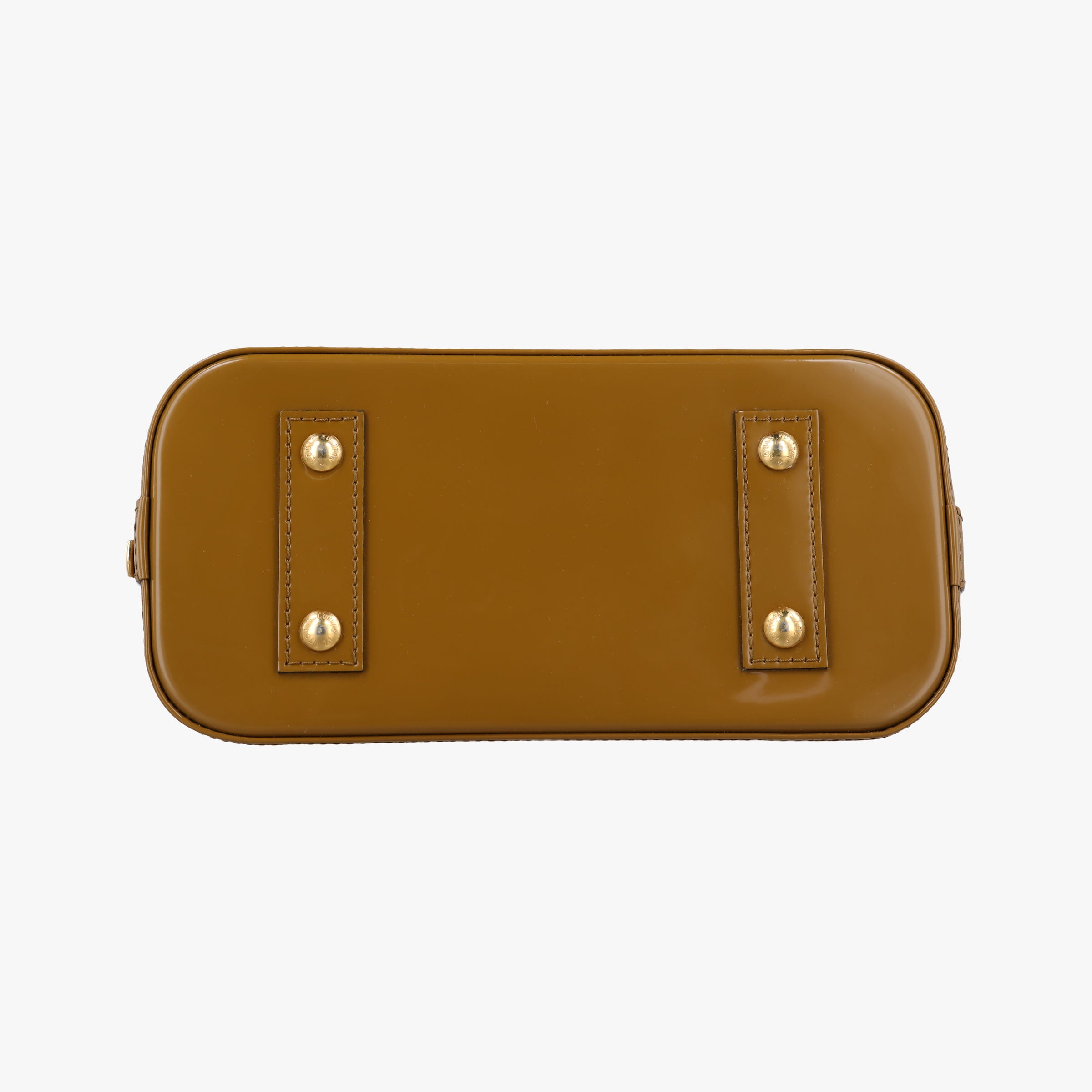 Pre-owned Louis Vuitton Alma BB brown Vernis M91585 shoulderbag | stylenewstar