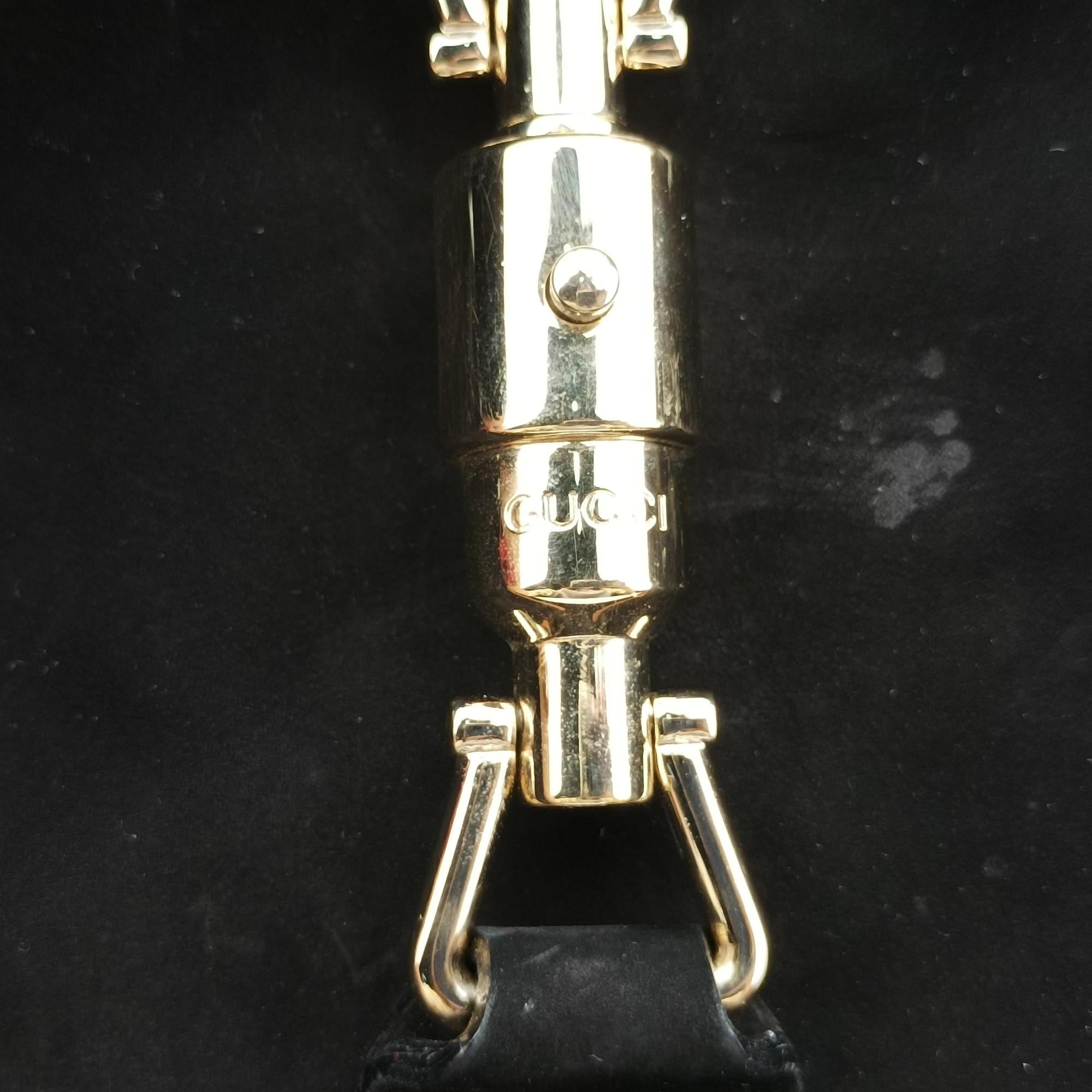 Pre-owned Gucci New Jackie Black suede  shoulderbag | stylenewstar