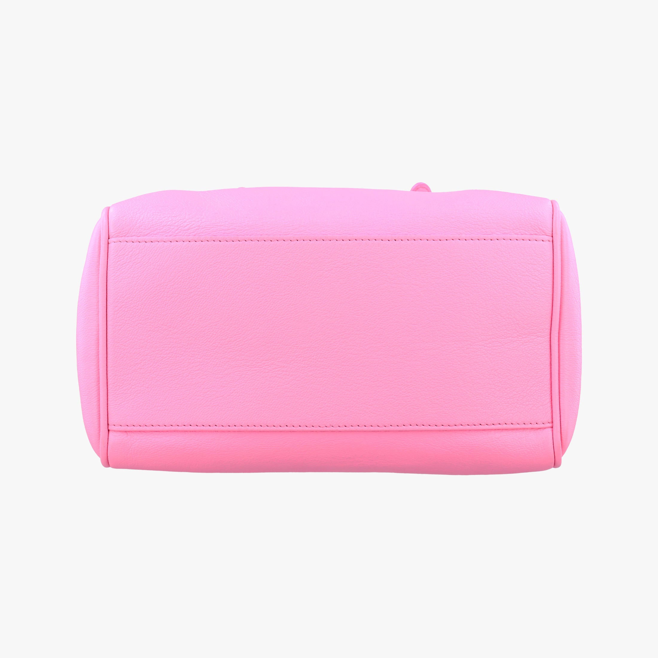 Secondhand VERSACE La Medusa Palazzo bowling Pink Leather  handbag | stylenewstar
