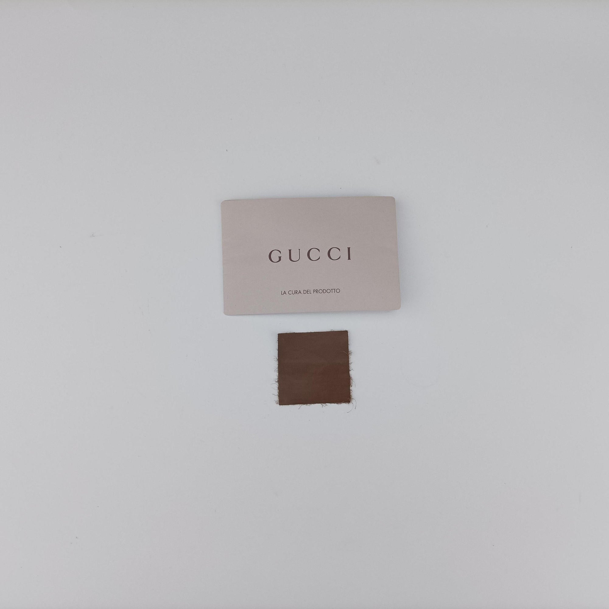 Pre-owned Gucci Soft Stirrup Beige Leather 296855 handbag | stylenewstar