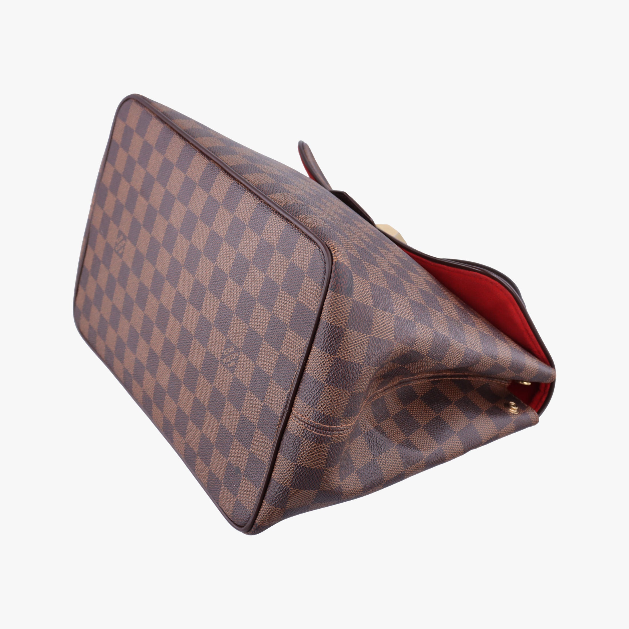 Pre-owned Louis Vuitton BERGAMO MM EBENE Damier Canvas N41168 shoulderbag | stylenewstar