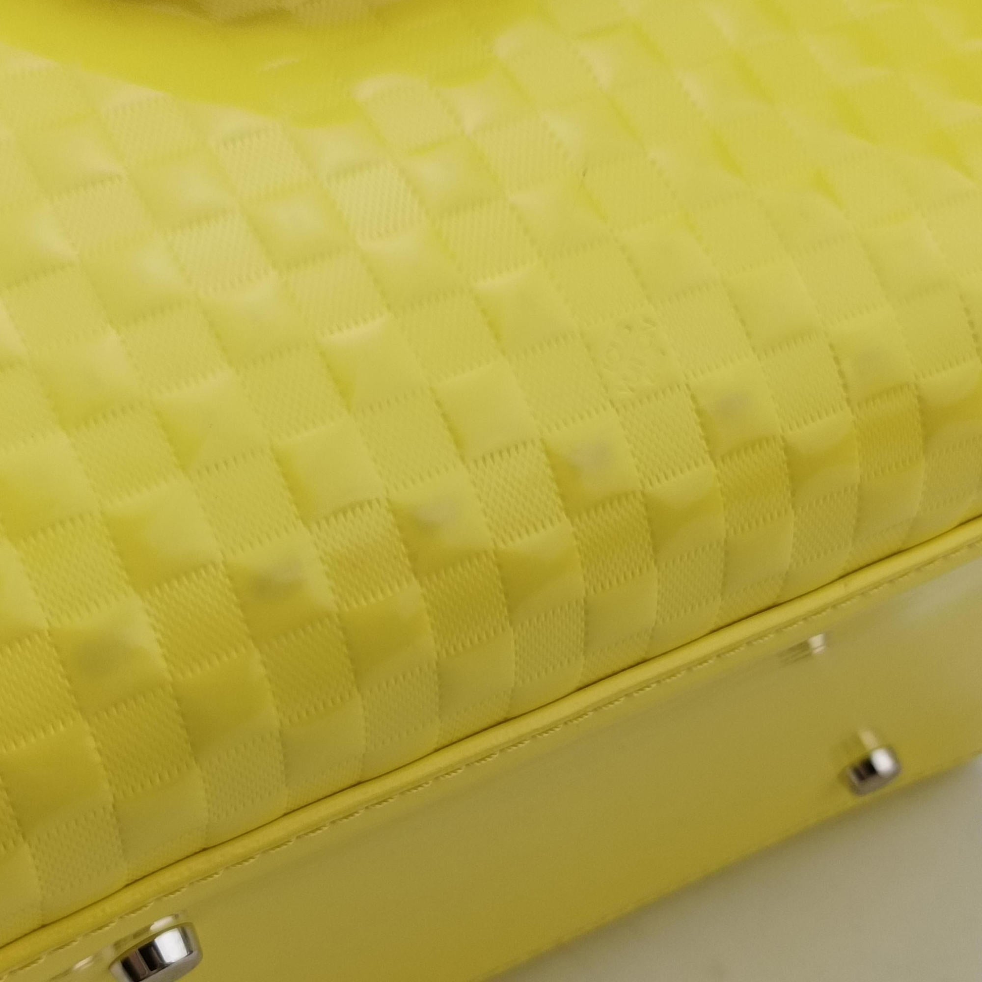 Pre-owned Louis Vuitton SPEEDY CUBE PM JAUNE Damier Facets M48902 handbag | stylenewstar