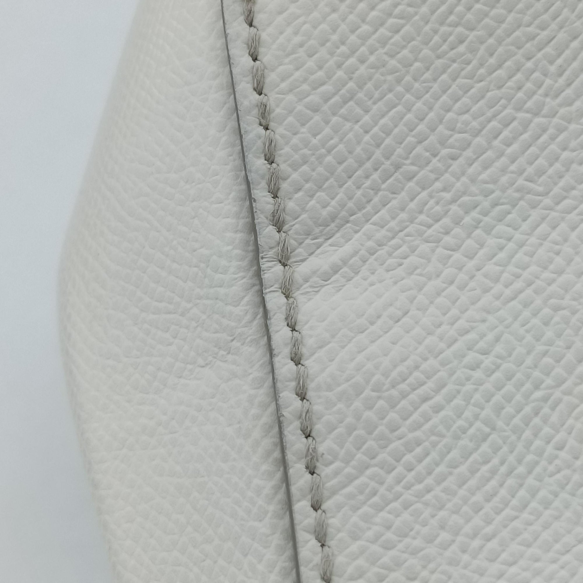 Pre-owned Dolce & Gabbana SICILY White Leather  shoulderbag | stylenewstar