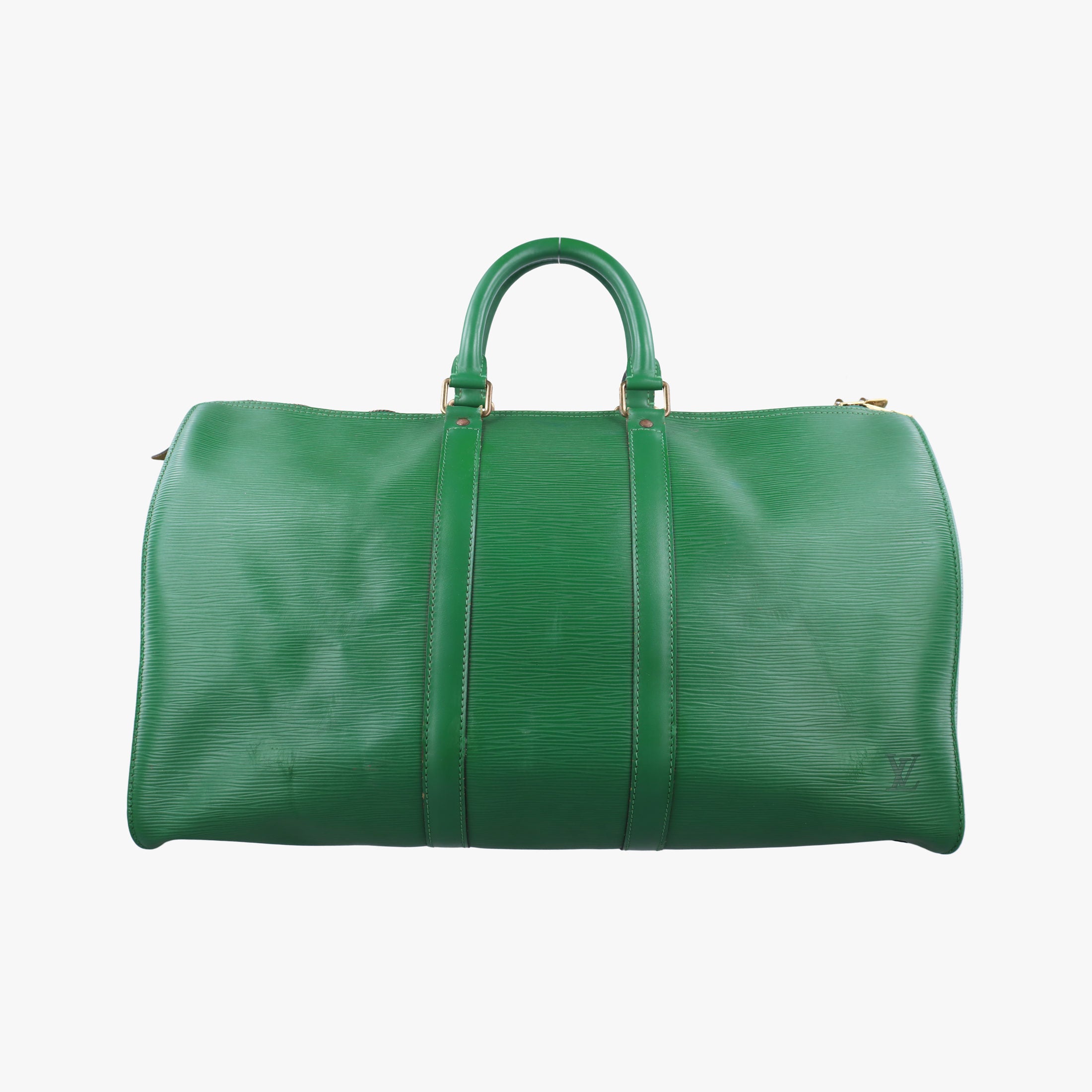 Pre-owned Louis Vuitton Keepall 45 Borneo Green epi M42974 handbag | stylenewstar
