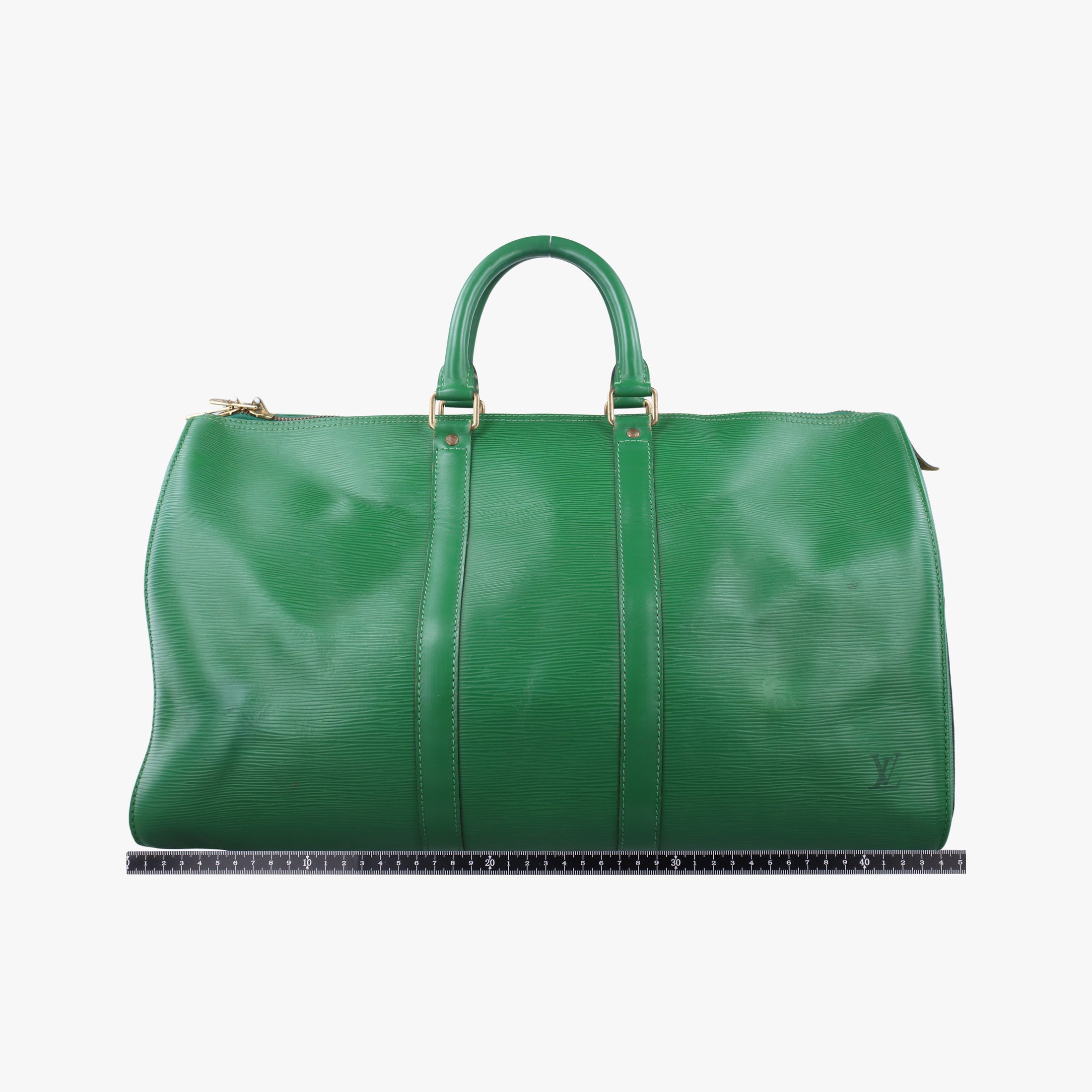Pre-owned Louis Vuitton Keepall 45 Borneo Green epi M42974 handbag | stylenewstar