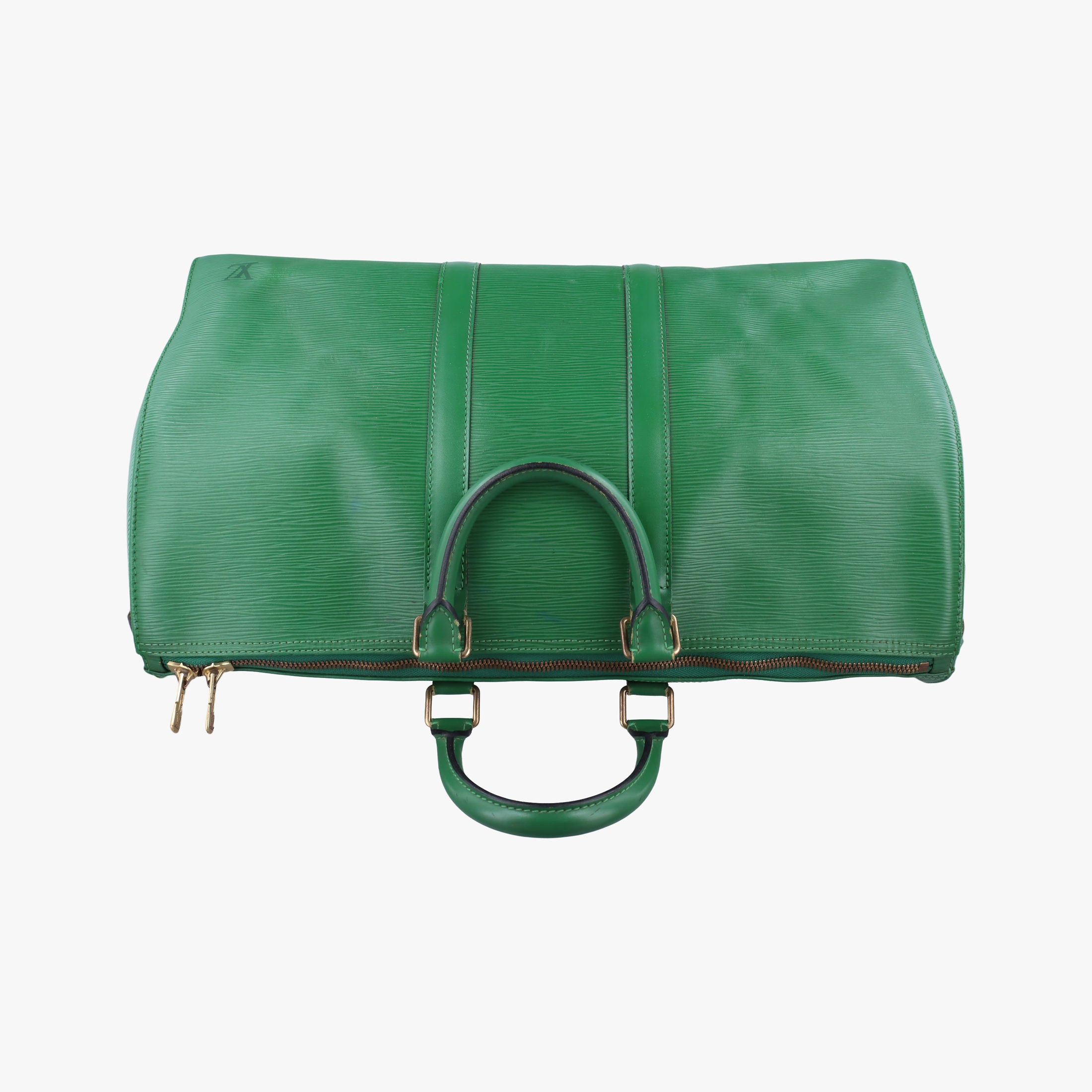 Pre-owned Louis Vuitton Keepall 45 Borneo Green epi M42974 handbag | stylenewstar