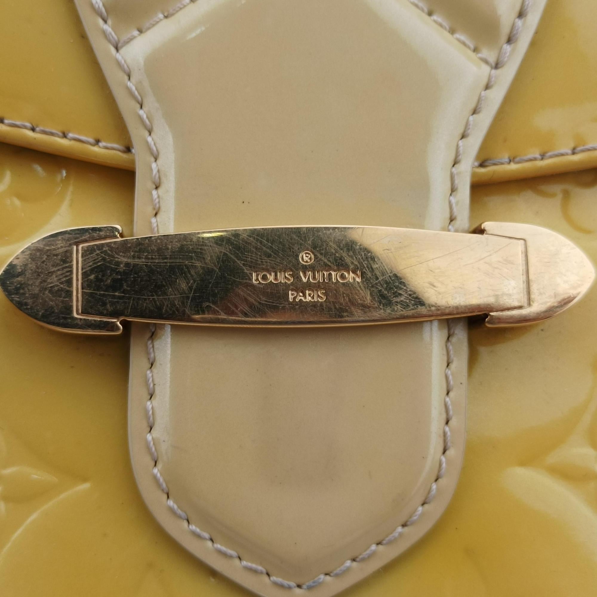 Vintage Louis Vuitton Bellflower PM Yellow Vernis M91731 shoulderbag | stylenewstar