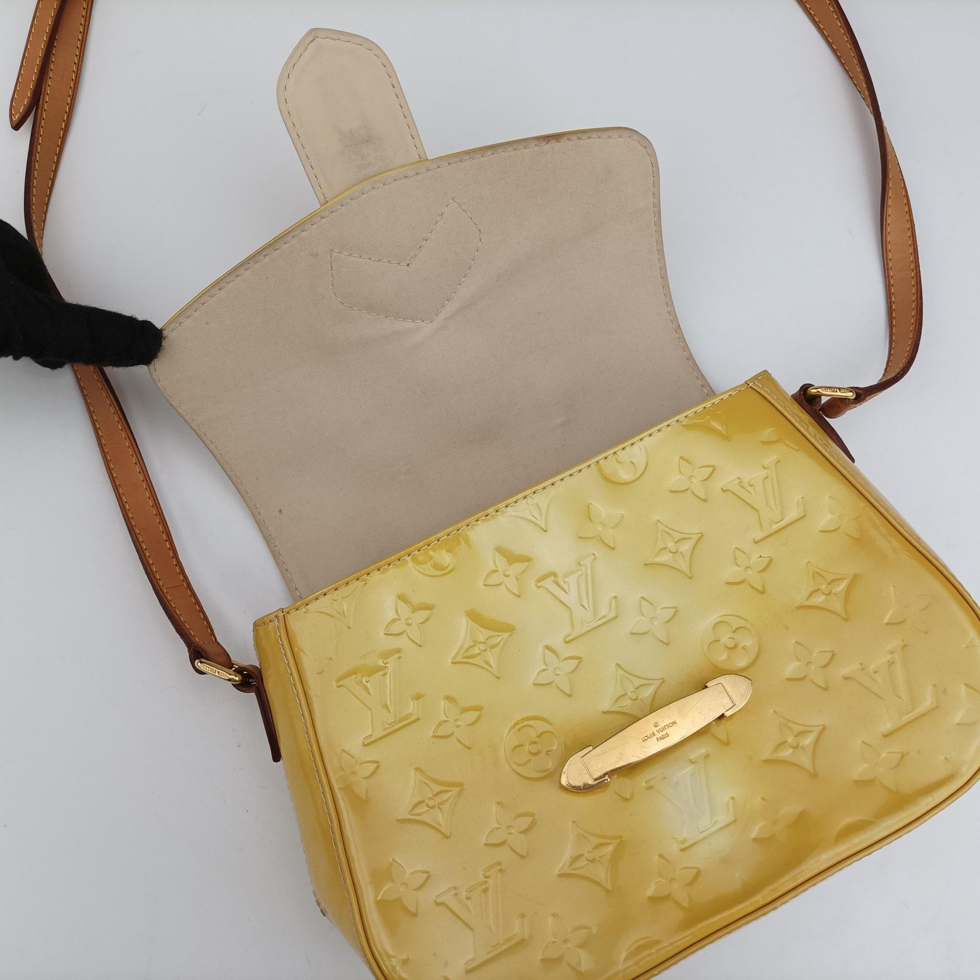 Vintage Louis Vuitton Bellflower PM Yellow Vernis M91731 shoulderbag | stylenewstar