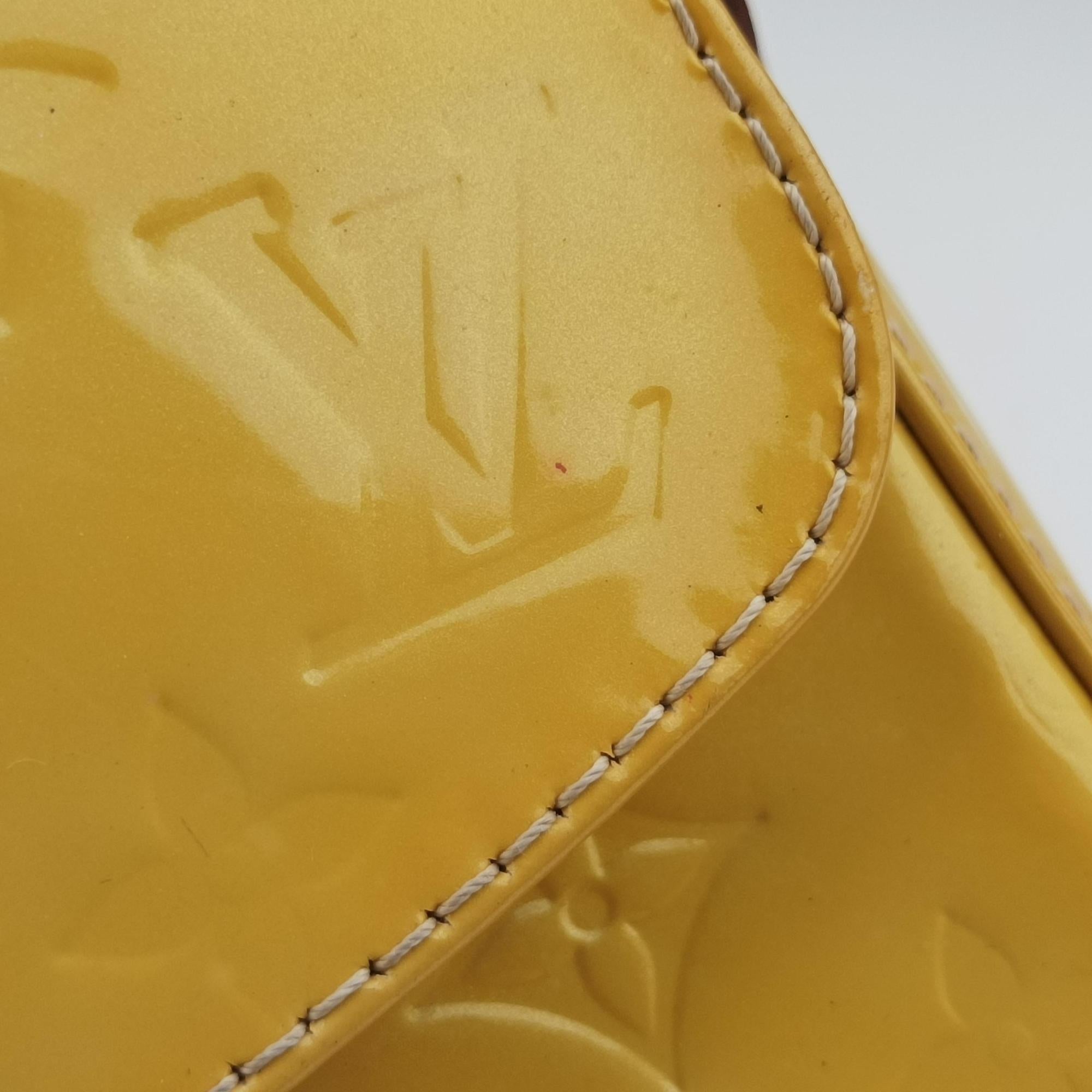 Vintage Louis Vuitton Bellflower PM Yellow Vernis M91731 shoulderbag | stylenewstar