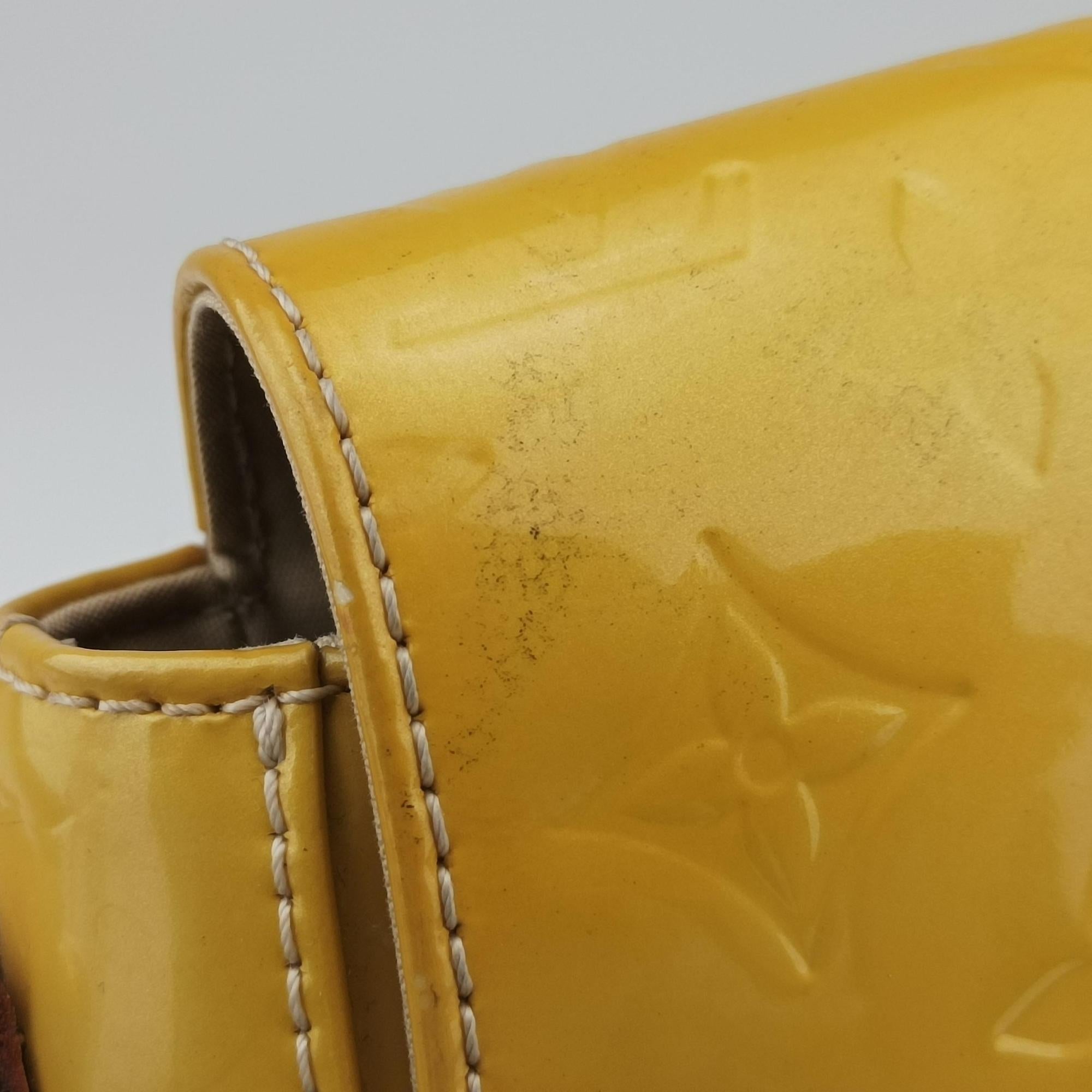 Vintage Louis Vuitton Bellflower PM Yellow Vernis M91731 shoulderbag | stylenewstar