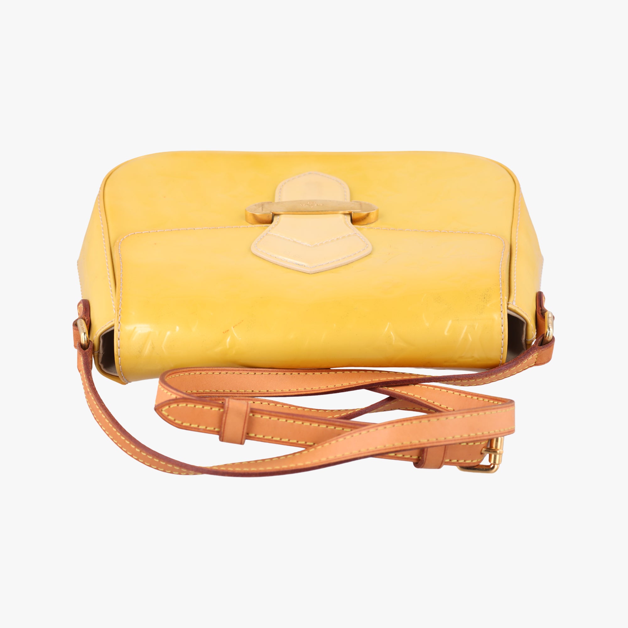 Vintage Louis Vuitton Bellflower PM Yellow Vernis M91731 shoulderbag | stylenewstar