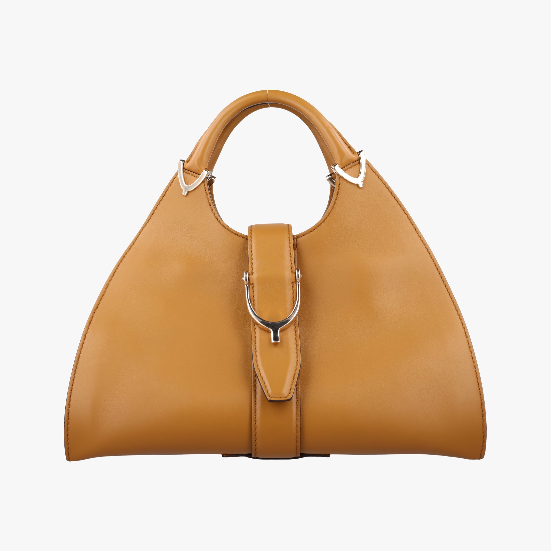 Vintage Gucci Stirrup brown Leather 277514 handbag | stylenewstar
