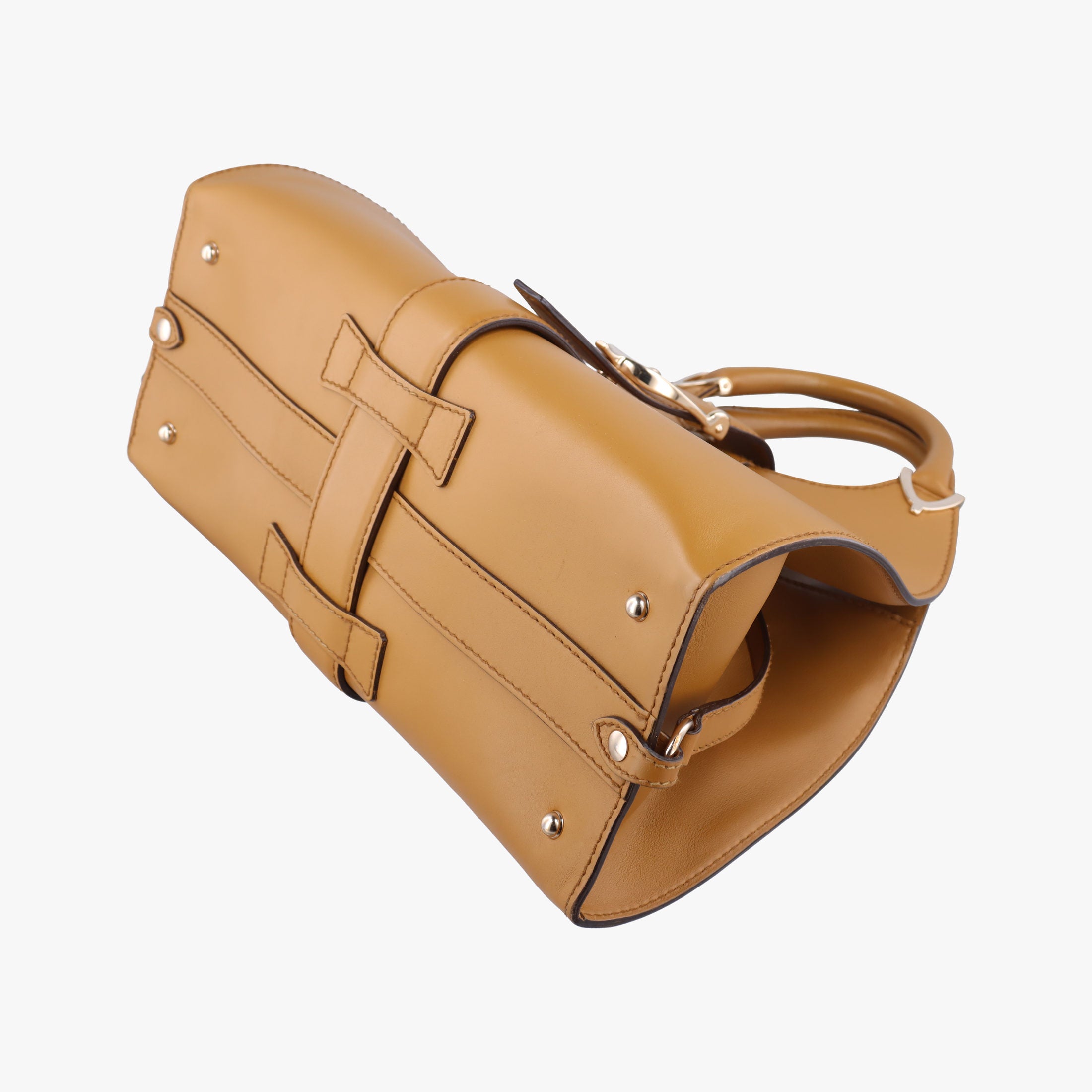 Vintage Gucci Stirrup brown Leather 277514 handbag | stylenewstar