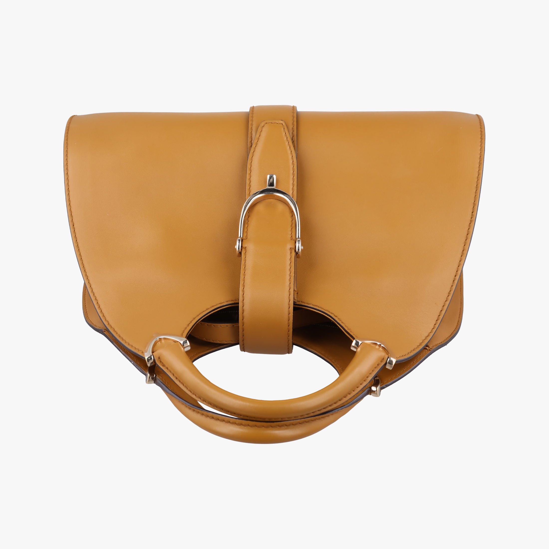 Vintage Gucci Stirrup brown Leather 277514 handbag | stylenewstar