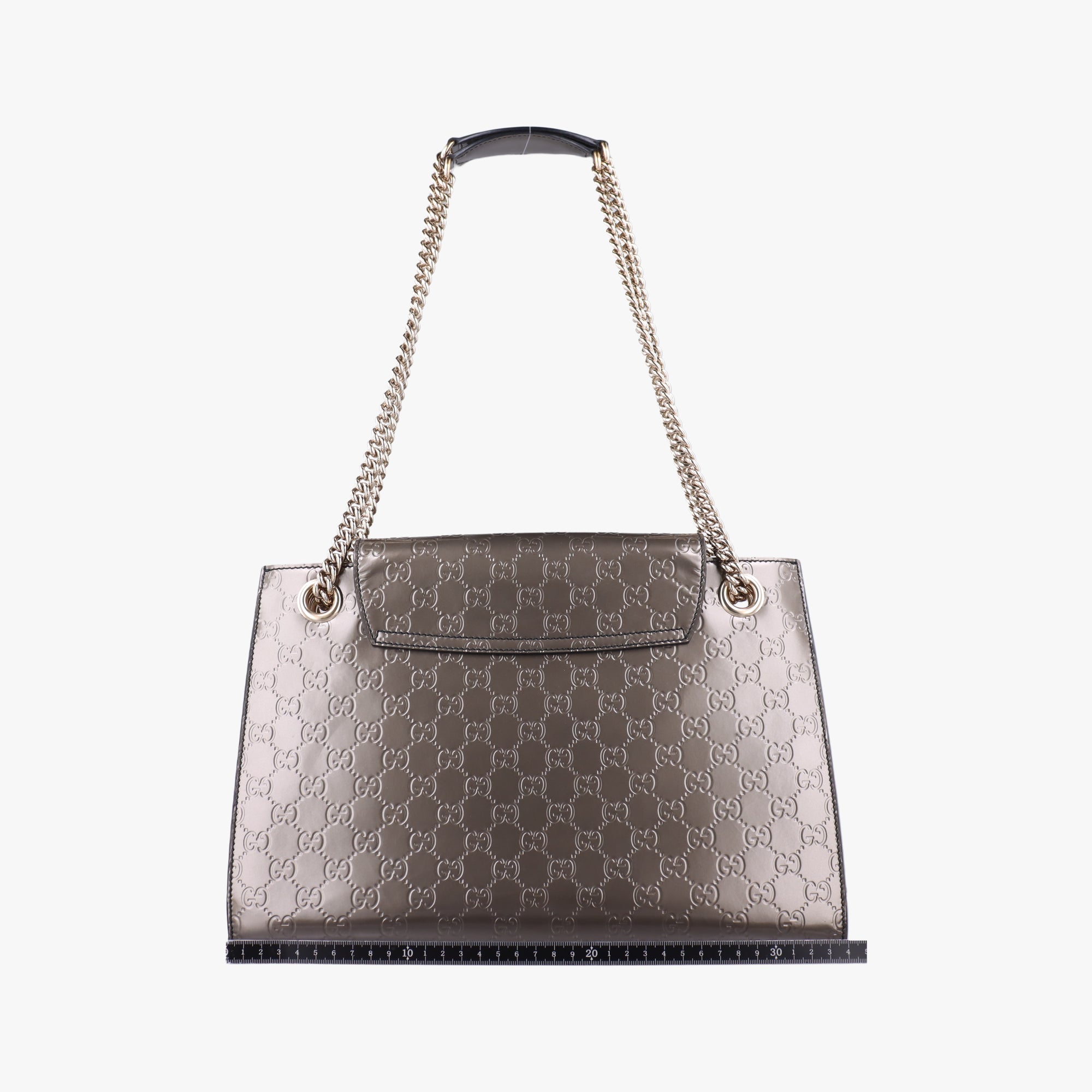 Pre-owned Gucci Emily Golden Leather 295403 shoulderbag | stylenewstar
