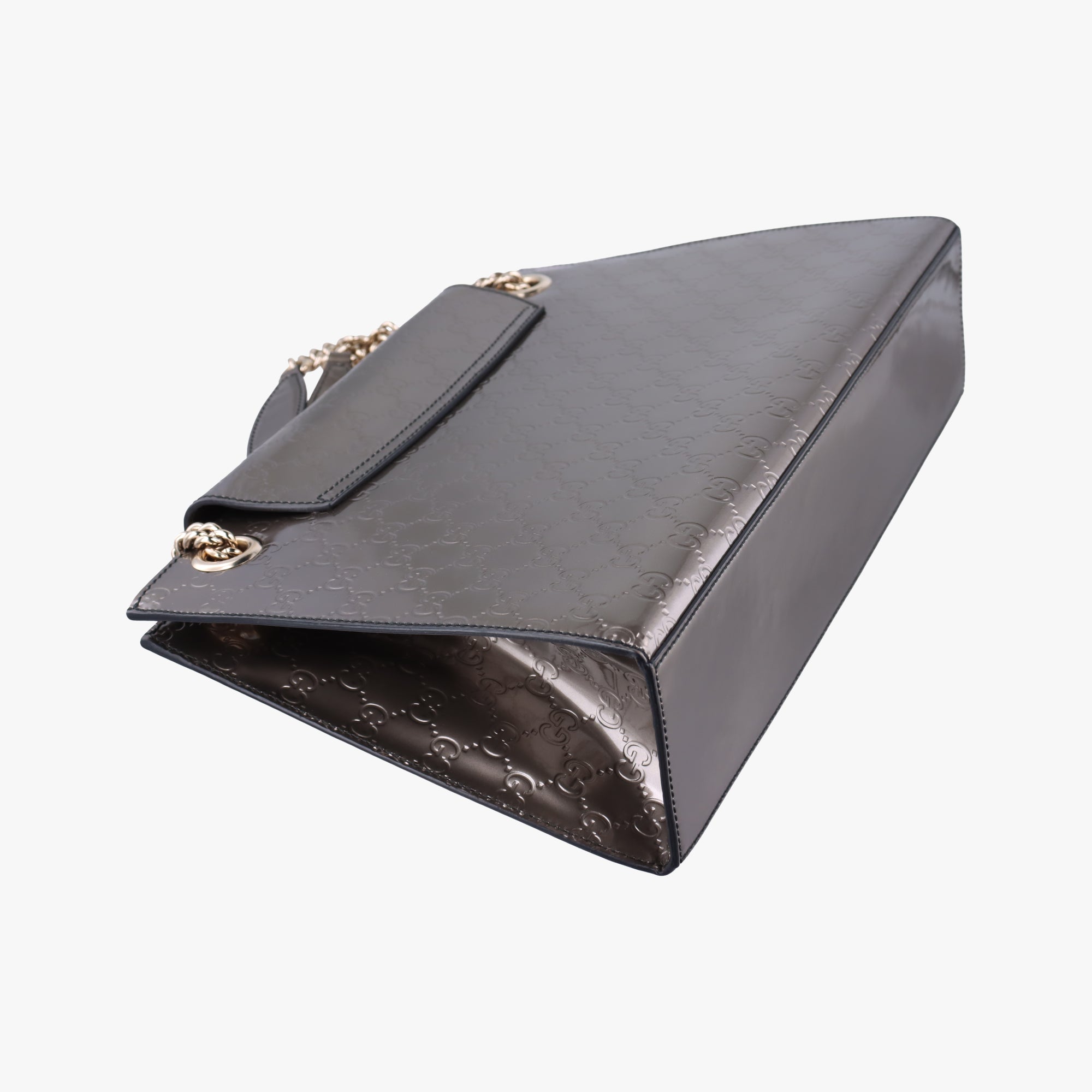 Pre-owned Gucci Emily Golden Leather 295403 shoulderbag | stylenewstar
