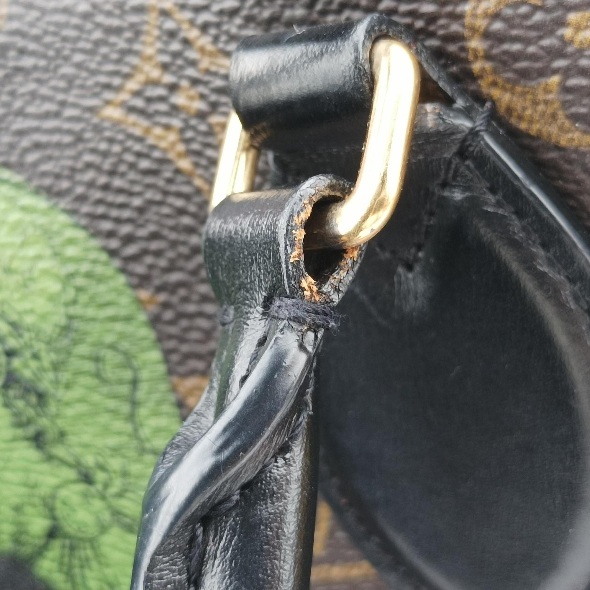 Secondhand Louis Vuitton Fornasetti Onthego MM Brown×Multicolor Monogram Cameo M59245 shoulderbag | stylenewstar