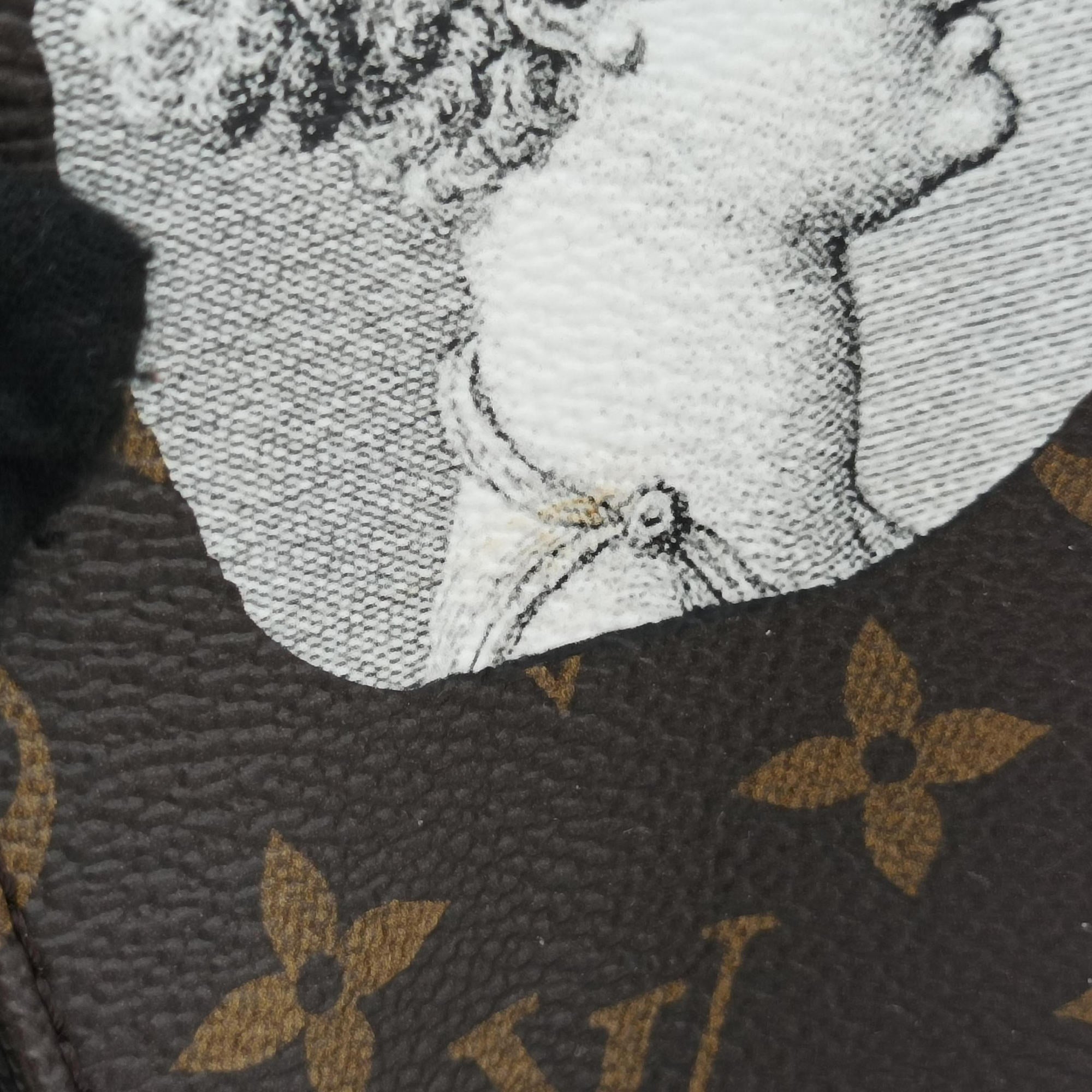 Secondhand Louis Vuitton Fornasetti Onthego MM Brown×Multicolor Monogram Cameo M59245 shoulderbag | stylenewstar