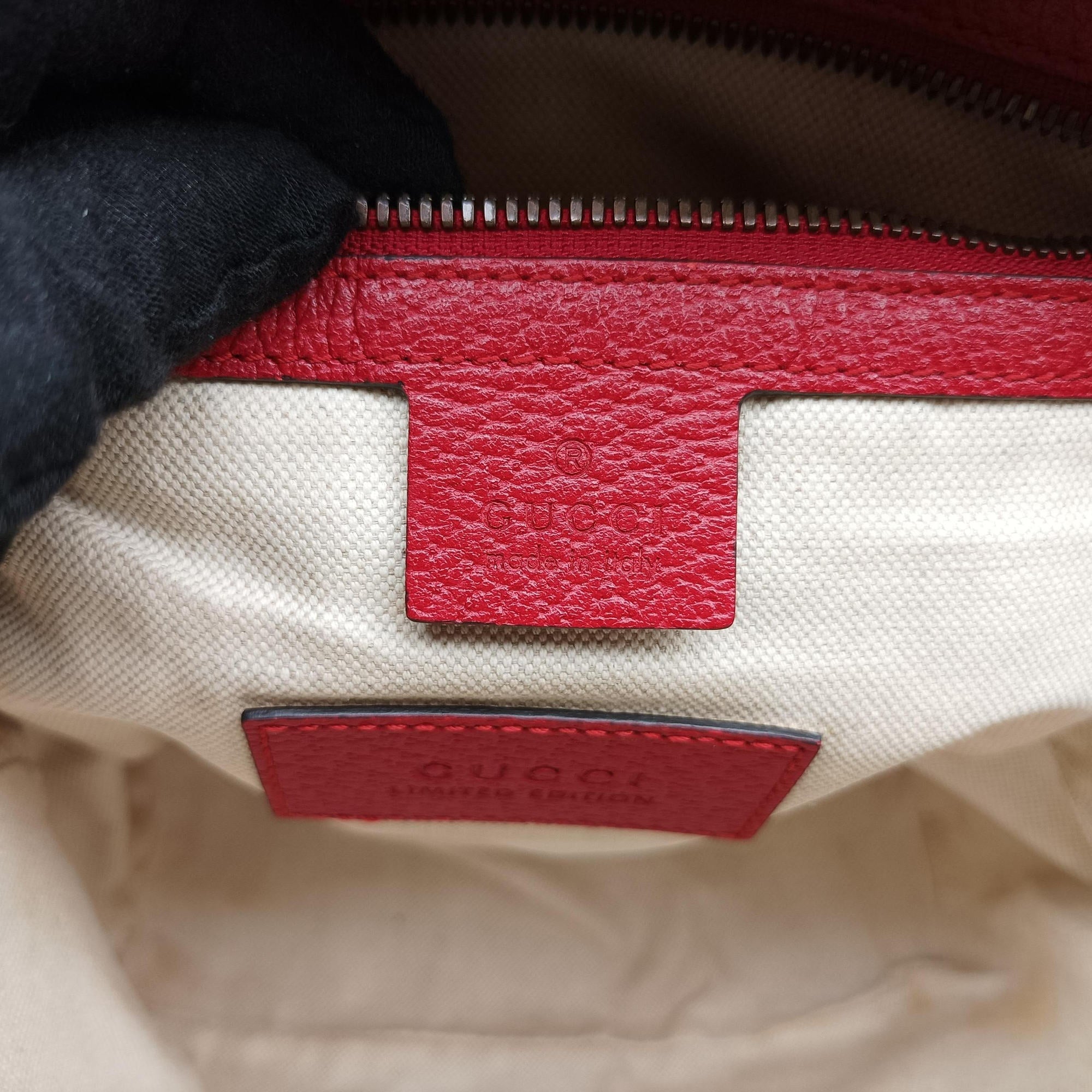Secondhand Gucci GG Supreme Bosco dog print beige×Multicolour PVC coated canvas 495621 backpack/rucksack | stylenewstar