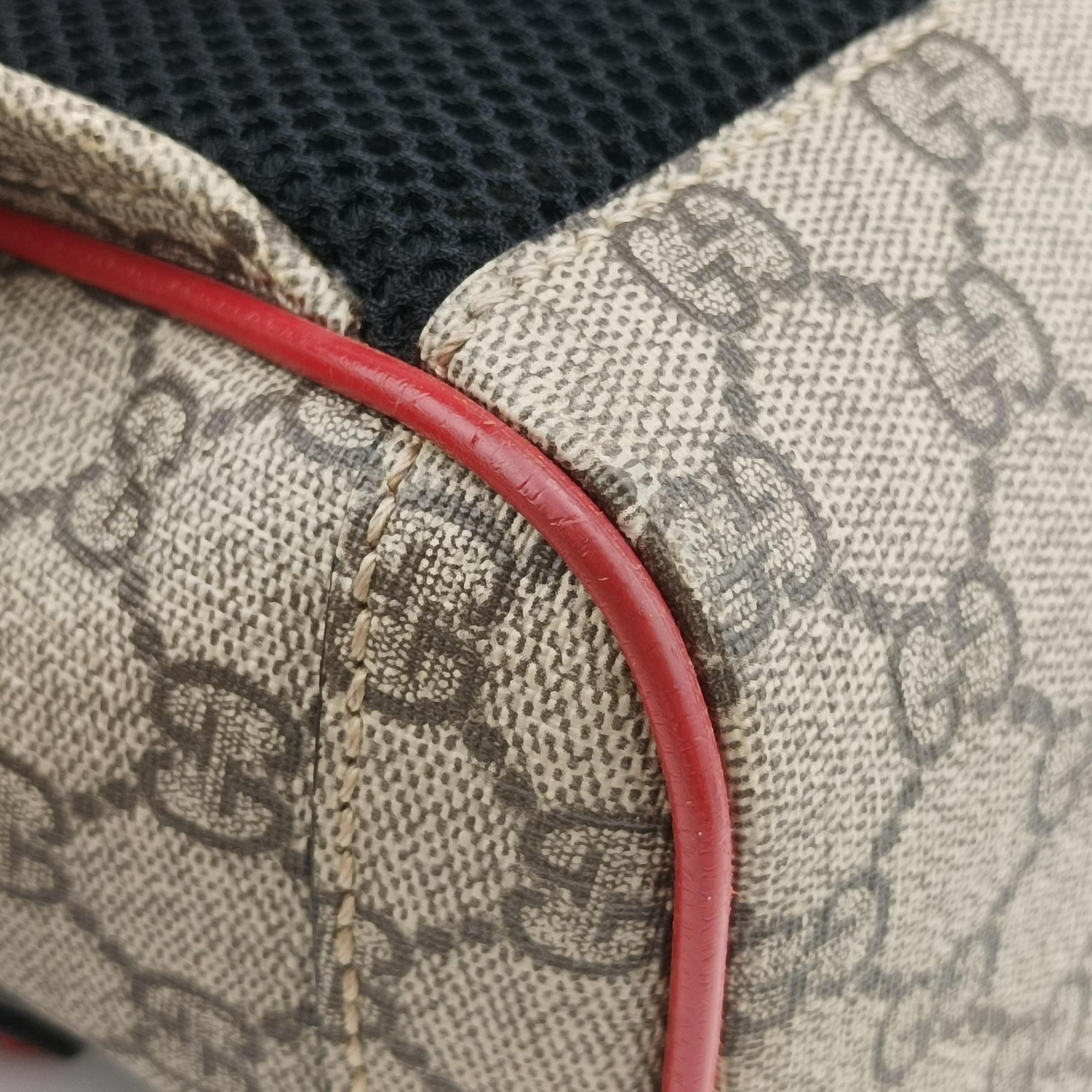 Secondhand Gucci GG Supreme Bosco dog print beige×Multicolour PVC coated canvas 495621 backpack/rucksack | stylenewstar