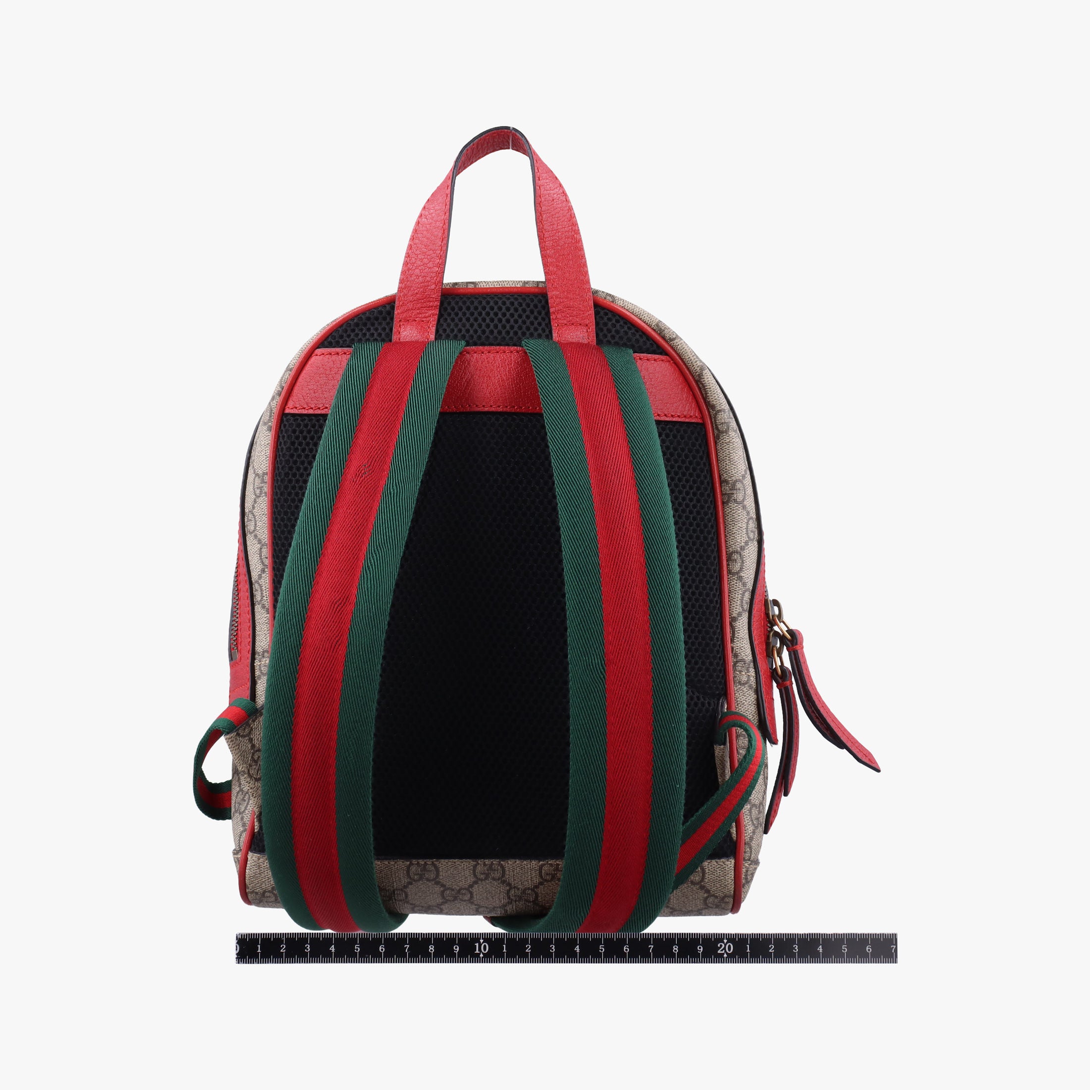 Secondhand Gucci GG Supreme Bosco dog print beige×Multicolour PVC coated canvas 495621 backpack/rucksack | stylenewstar