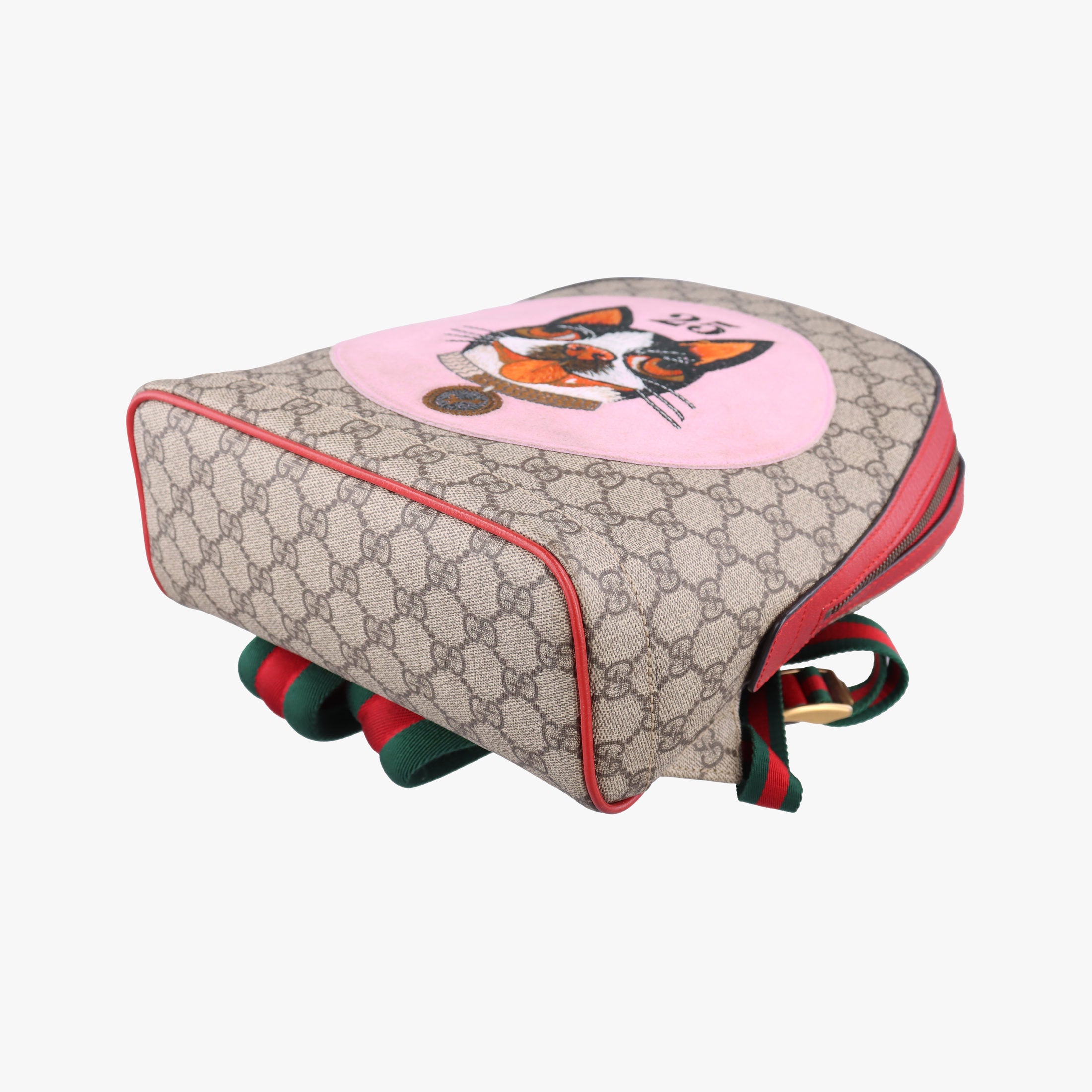 Secondhand Gucci GG Supreme Bosco dog print beige×Multicolour PVC coated canvas 495621 backpack/rucksack | stylenewstar