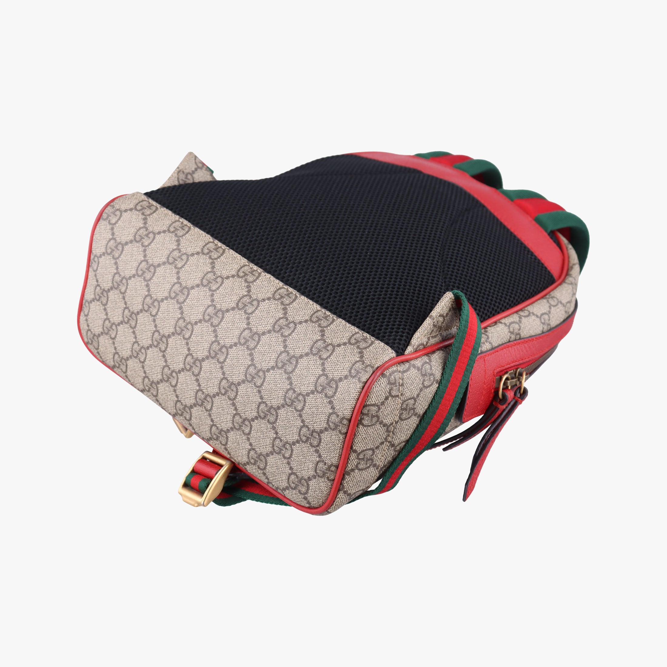 Secondhand Gucci GG Supreme Bosco dog print beige×Multicolour PVC coated canvas 495621 backpack/rucksack | stylenewstar