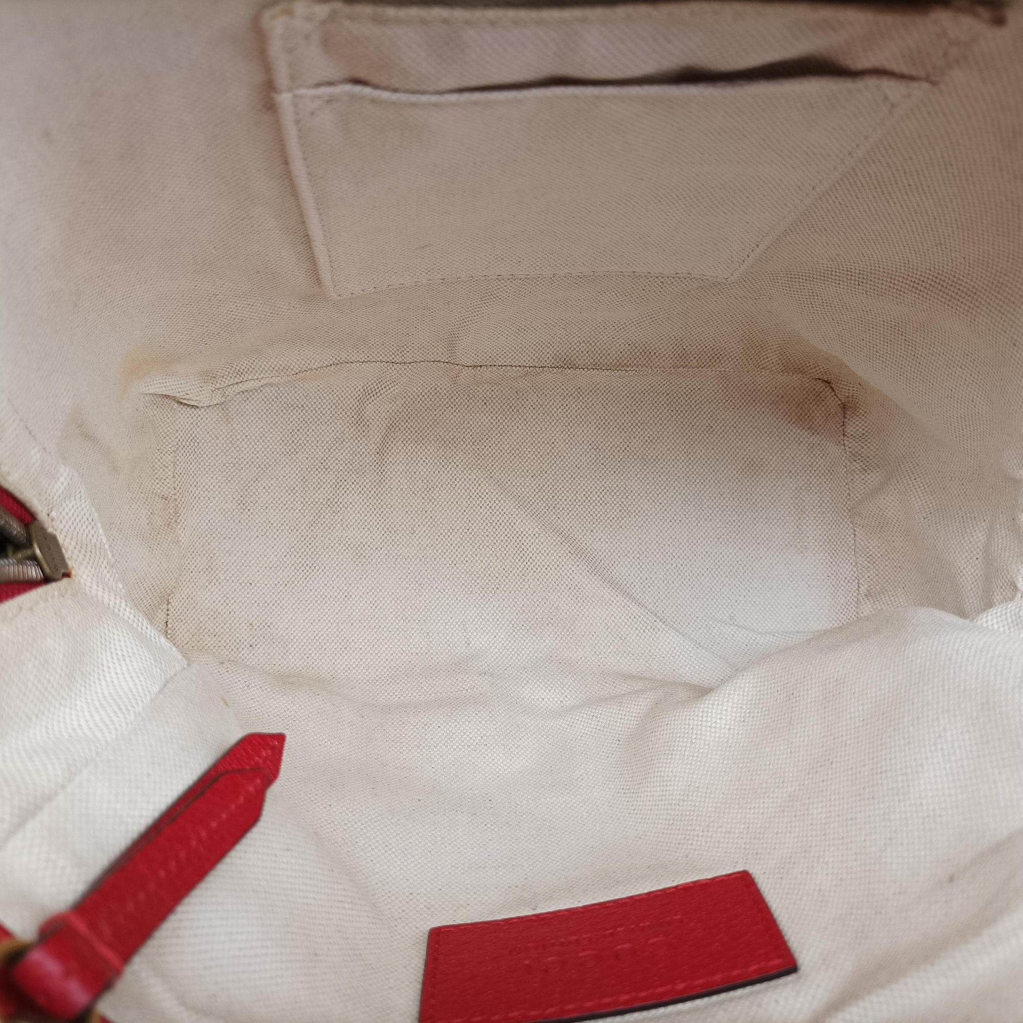 Secondhand Gucci GG Supreme Bosco dog print beige×Multicolour PVC coated canvas 495621 backpack/rucksack | stylenewstar