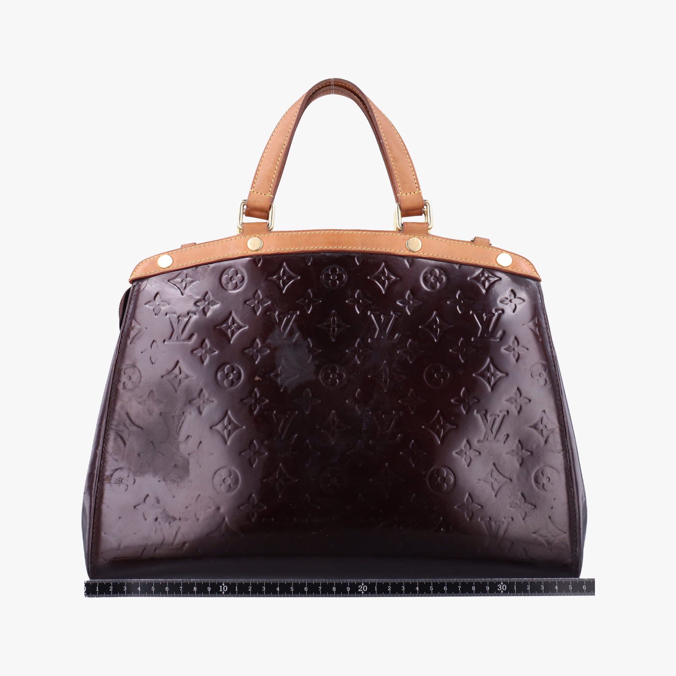 Pre-owned Louis Vuitton Brea MM ROUGE FAUVISTE Vernis M91690 shoulderbag | stylenewstar
