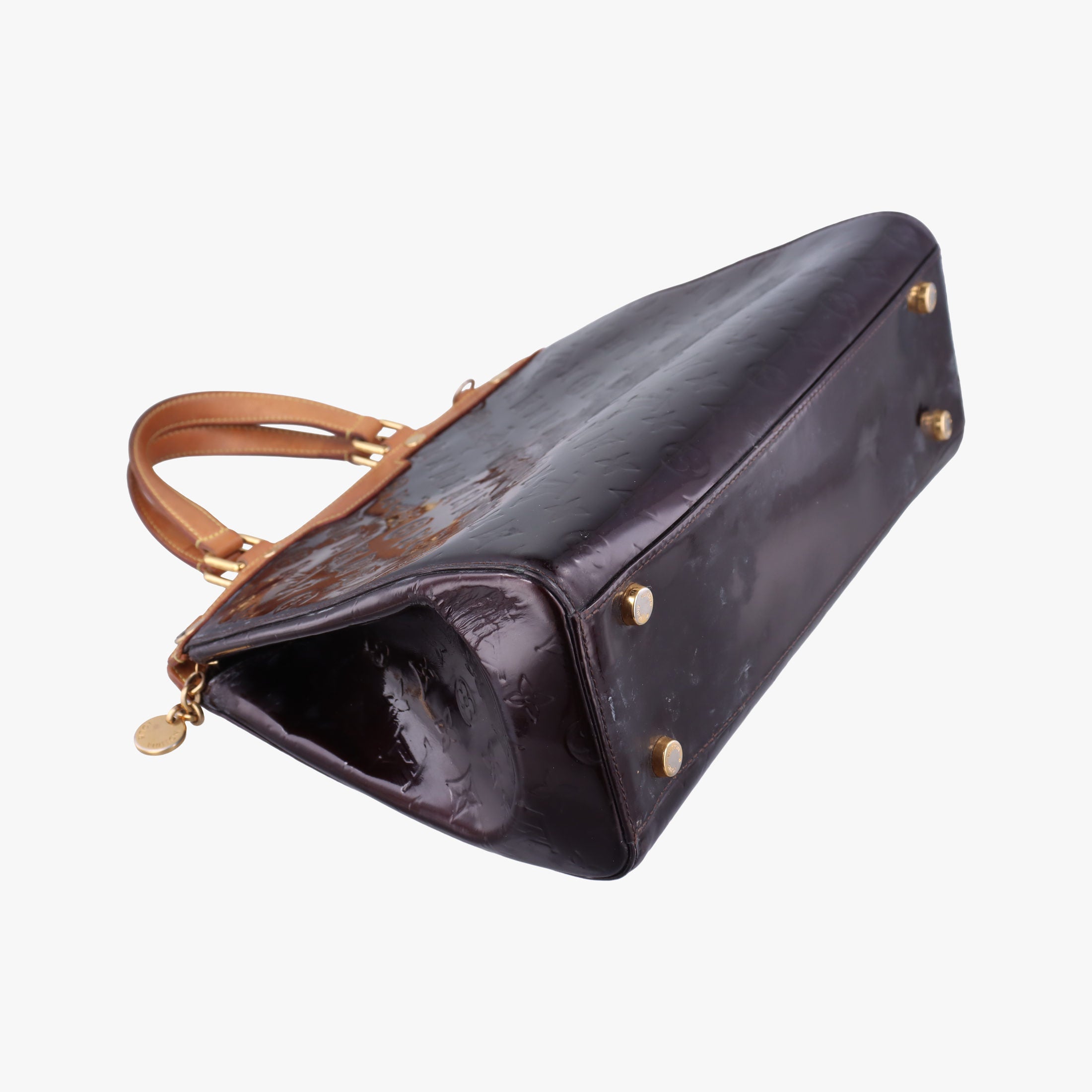 Pre-owned Louis Vuitton Brea MM ROUGE FAUVISTE Vernis M91690 shoulderbag | stylenewstar