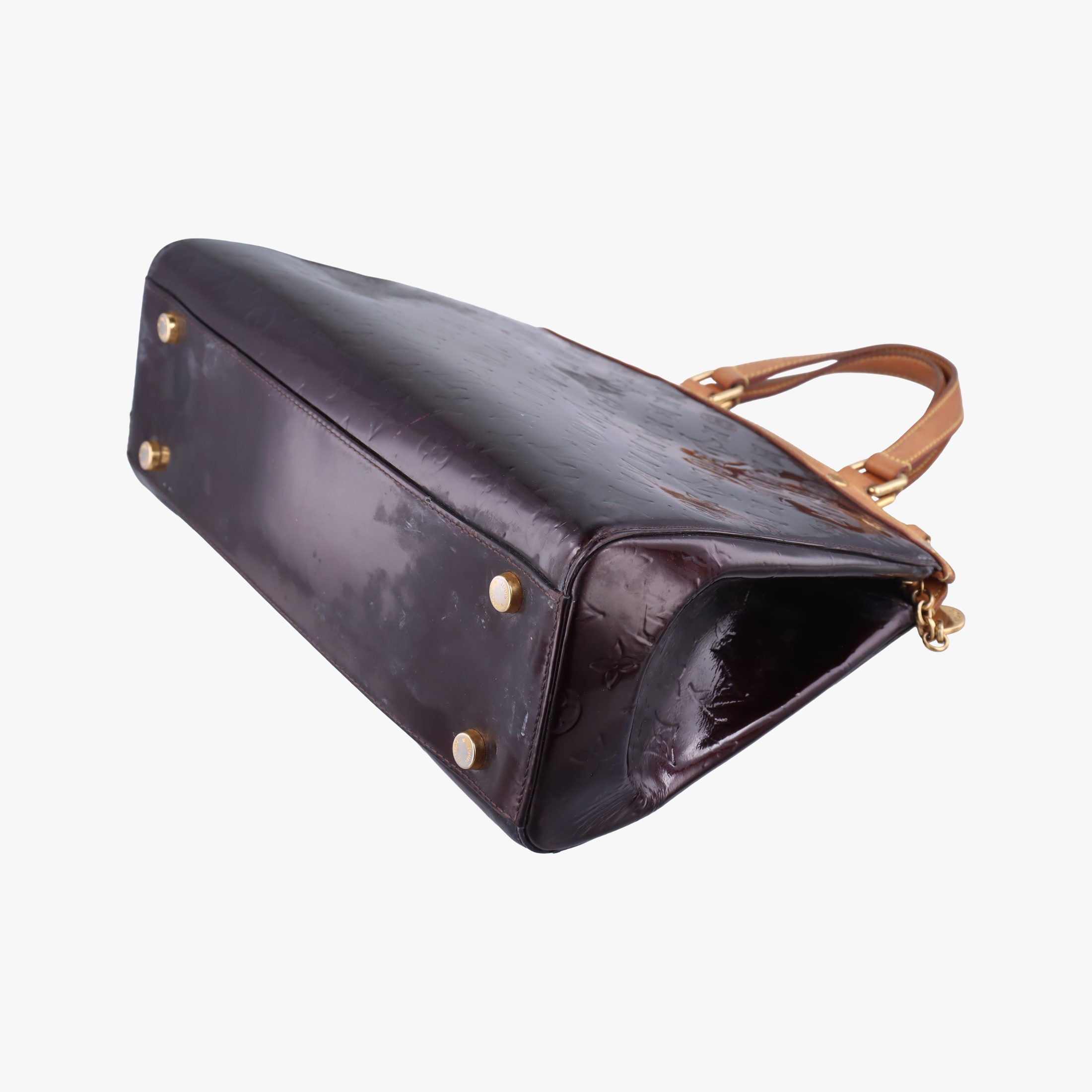 Pre-owned Louis Vuitton Brea MM ROUGE FAUVISTE Vernis M91690 shoulderbag | stylenewstar