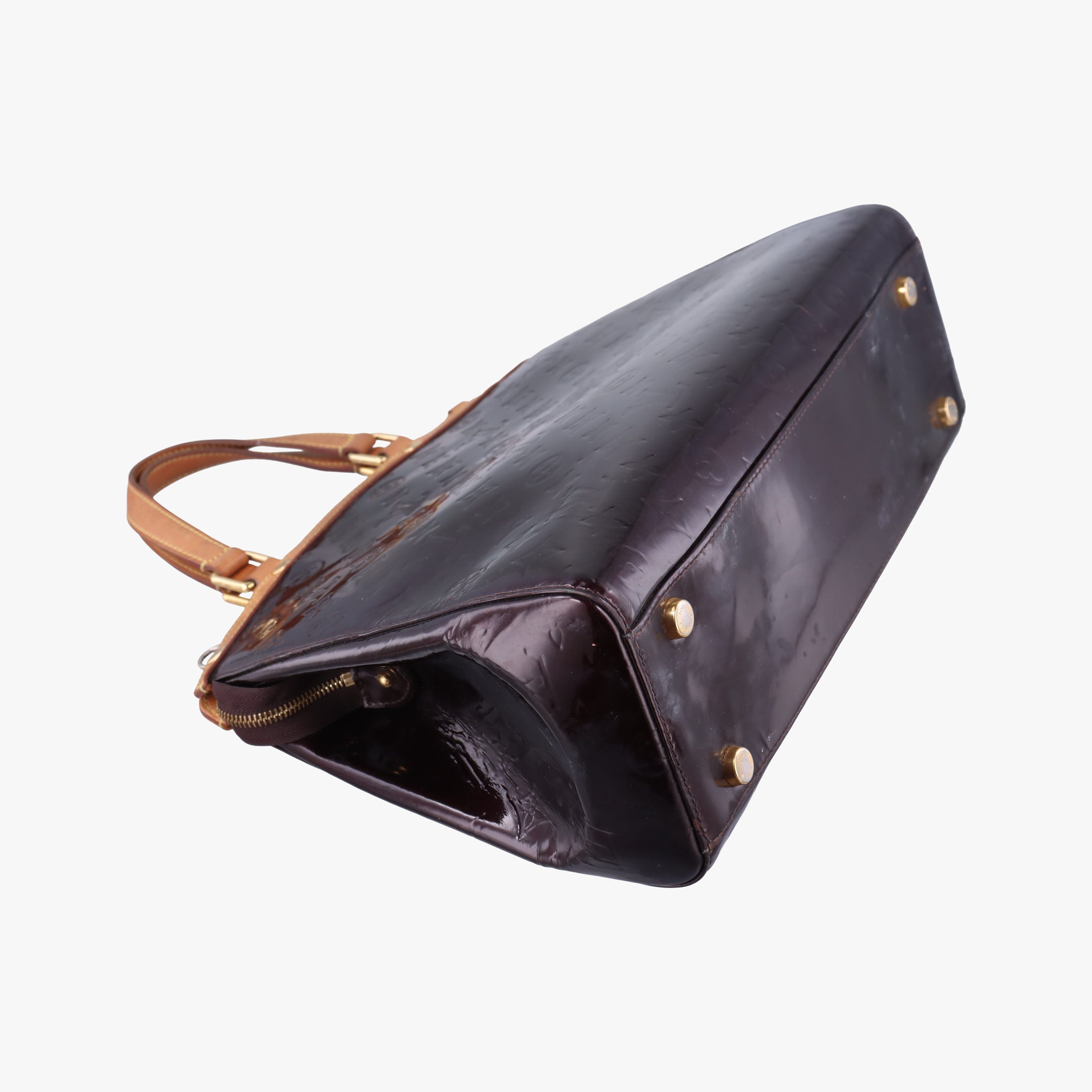 Pre-owned Louis Vuitton Brea MM ROUGE FAUVISTE Vernis M91690 shoulderbag | stylenewstar