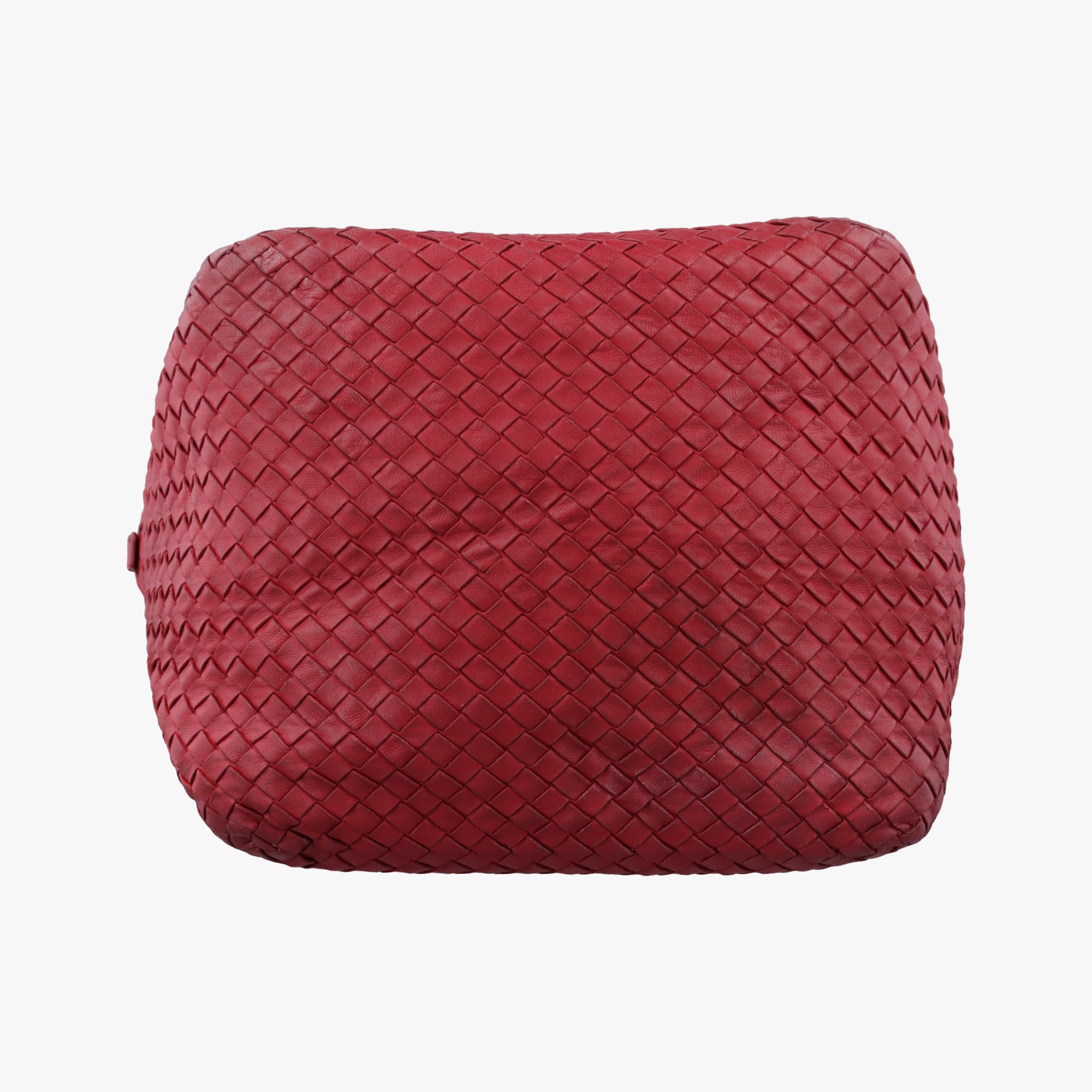 Vintage Bottega Veneta Intrecciato Red lambskin  shoulderbag | stylenewstar