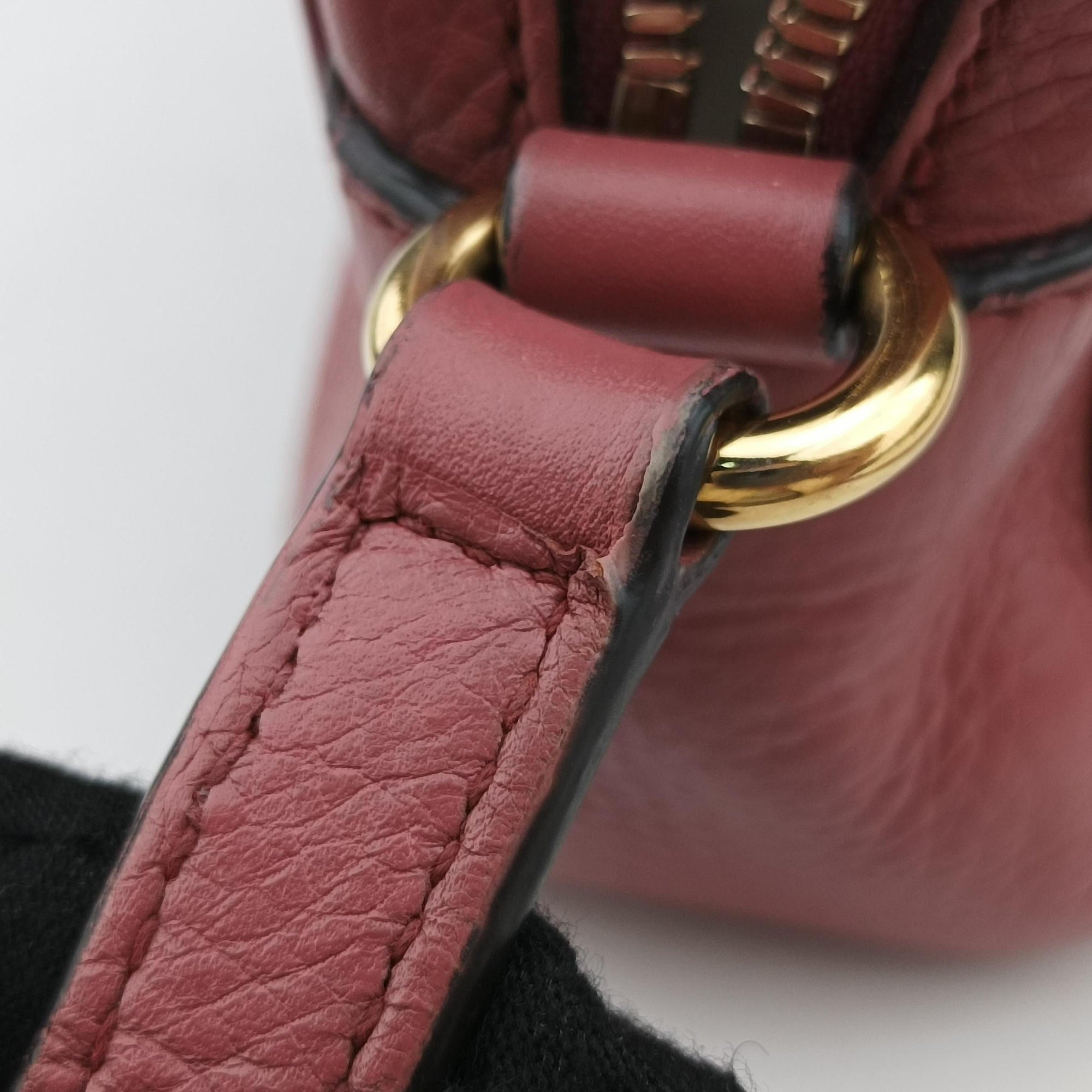 Pre-owned Gucci Soho pink Leather 308364 shoulderbag | stylenewstar